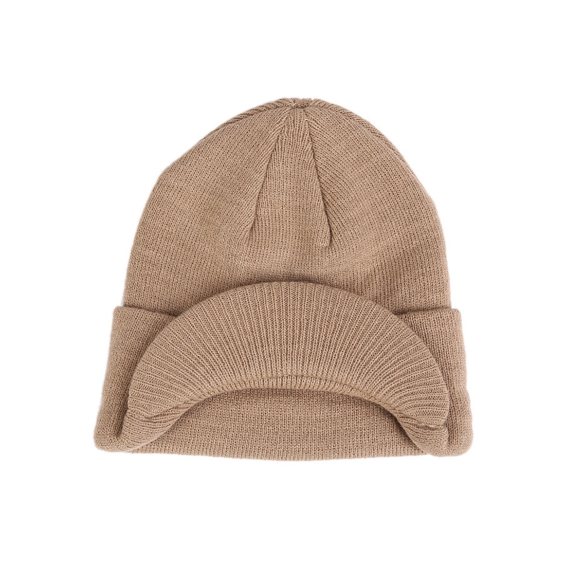 Knit Brim Beanie Cap 3