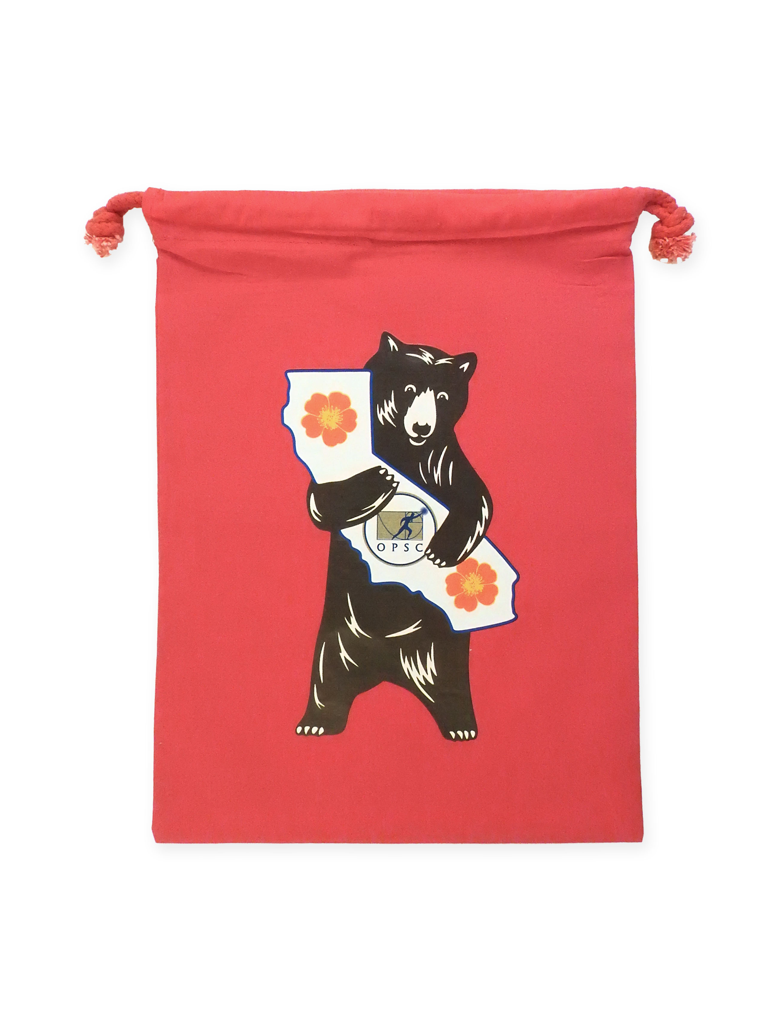 IRRD "RED" Series Cotton Drawstring Bags 12 x 16" 1