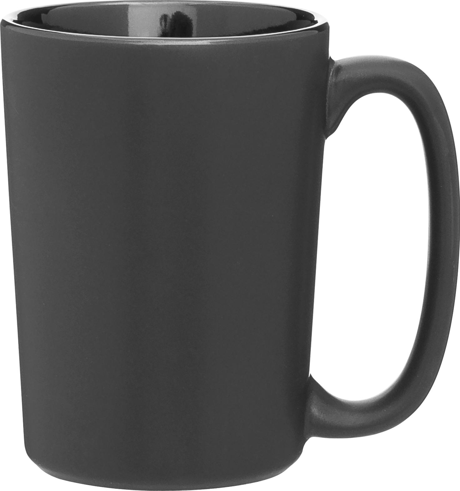 12 oz rocca mug matte black
