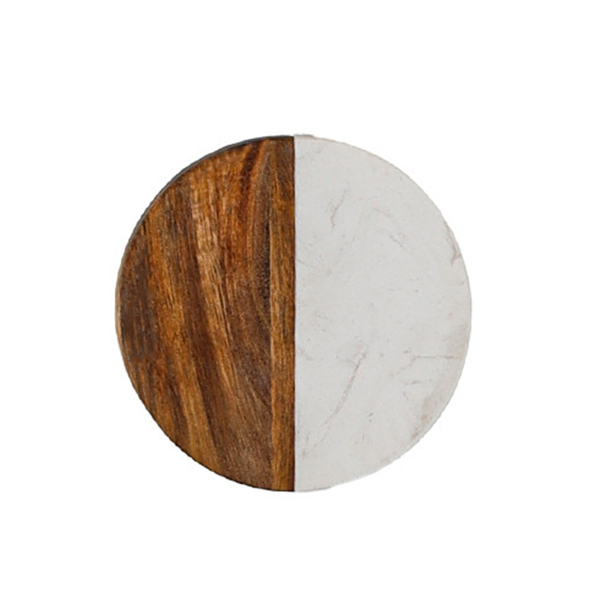Marble Wood Coaster 3.94" Square X 0.39" Thickness 6