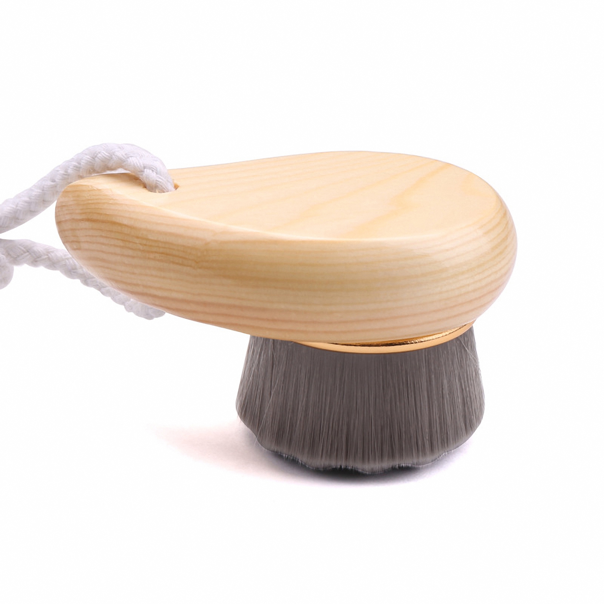 Natural Wood Face Cleansing Brush 2