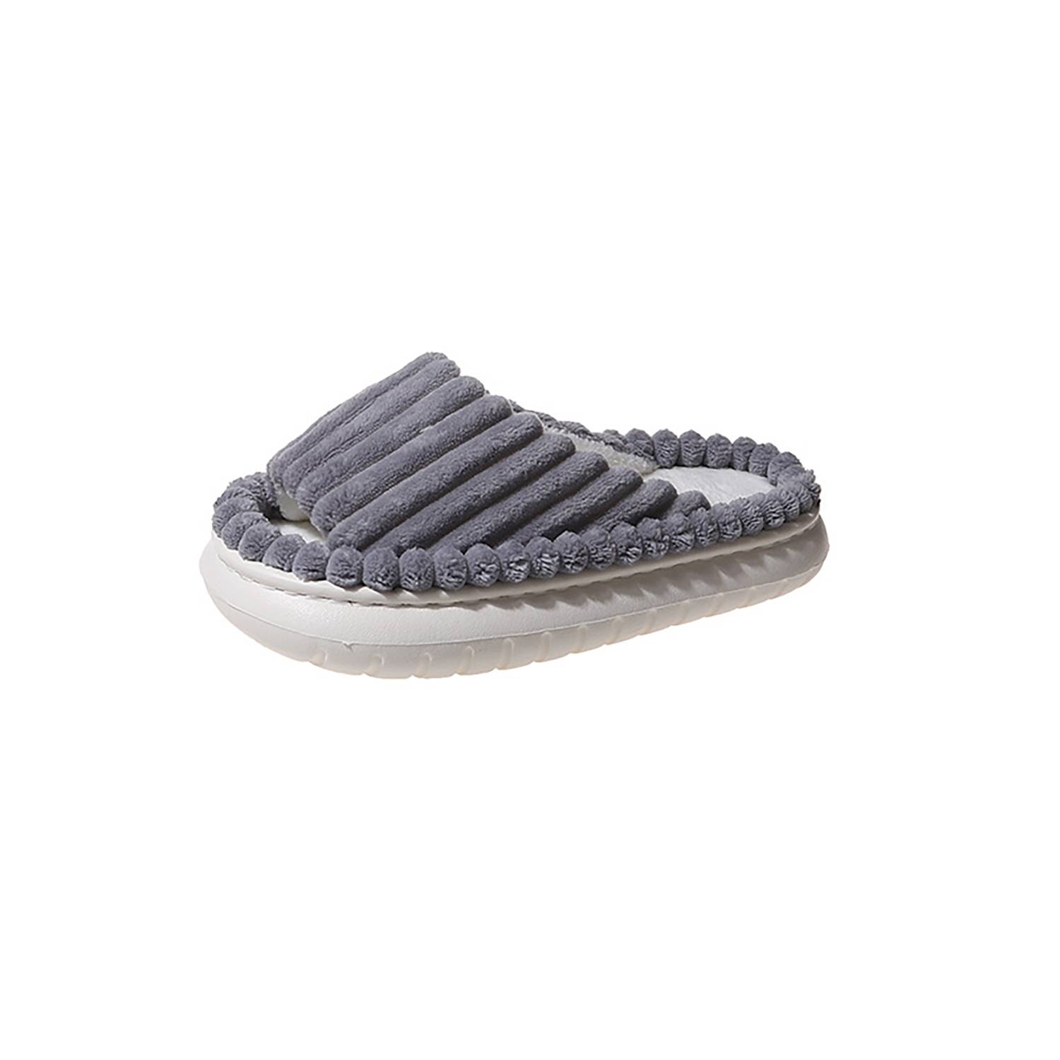 Summer Non-Slip Open-Toe Cotton Slippers 6