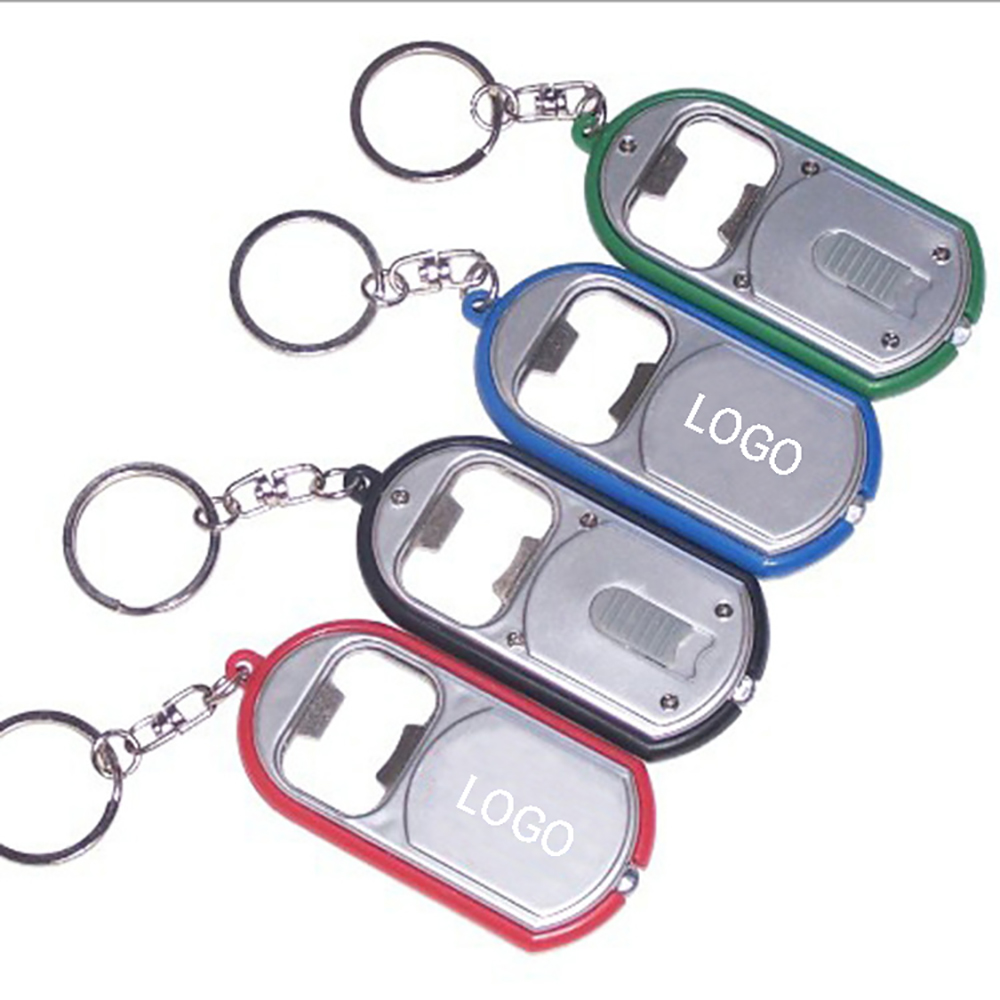 Bottle Opener  W/ Flashlight and Key Chain 2