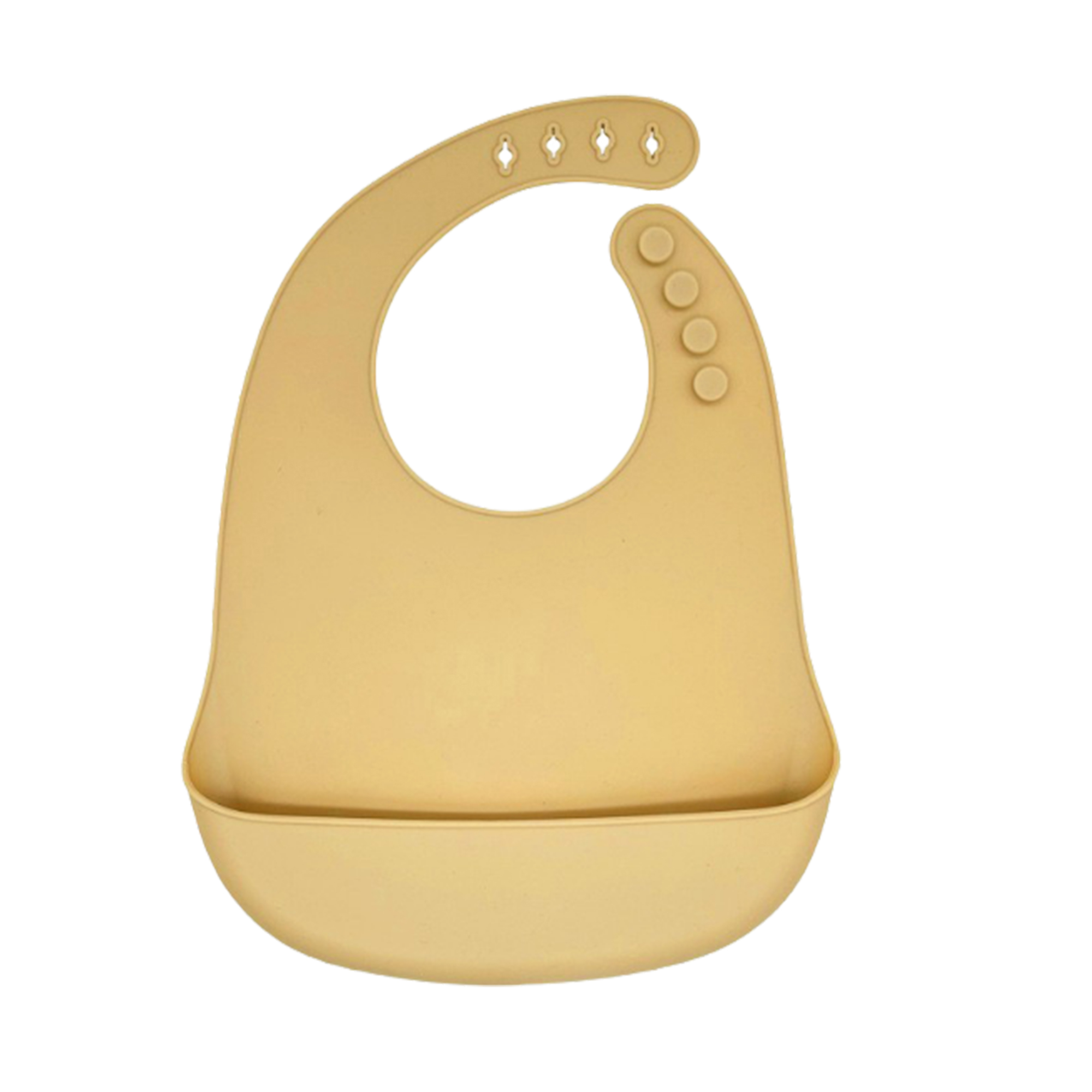 MOQ 50 PCS Safe Adjustable Silicone Toddler Feeding Bib 5