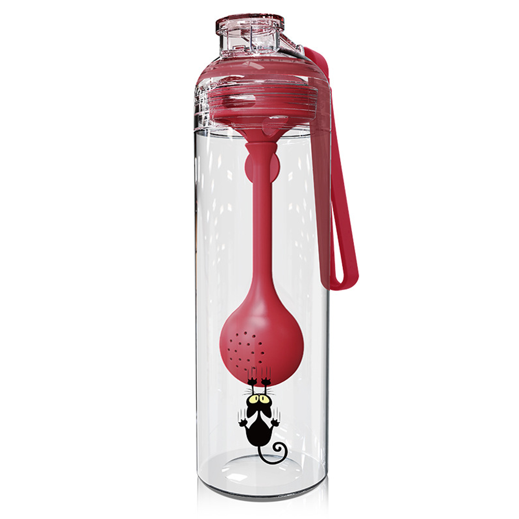 17oz BPA Free Tea Infuser Water Bottle w/ Spoon 3