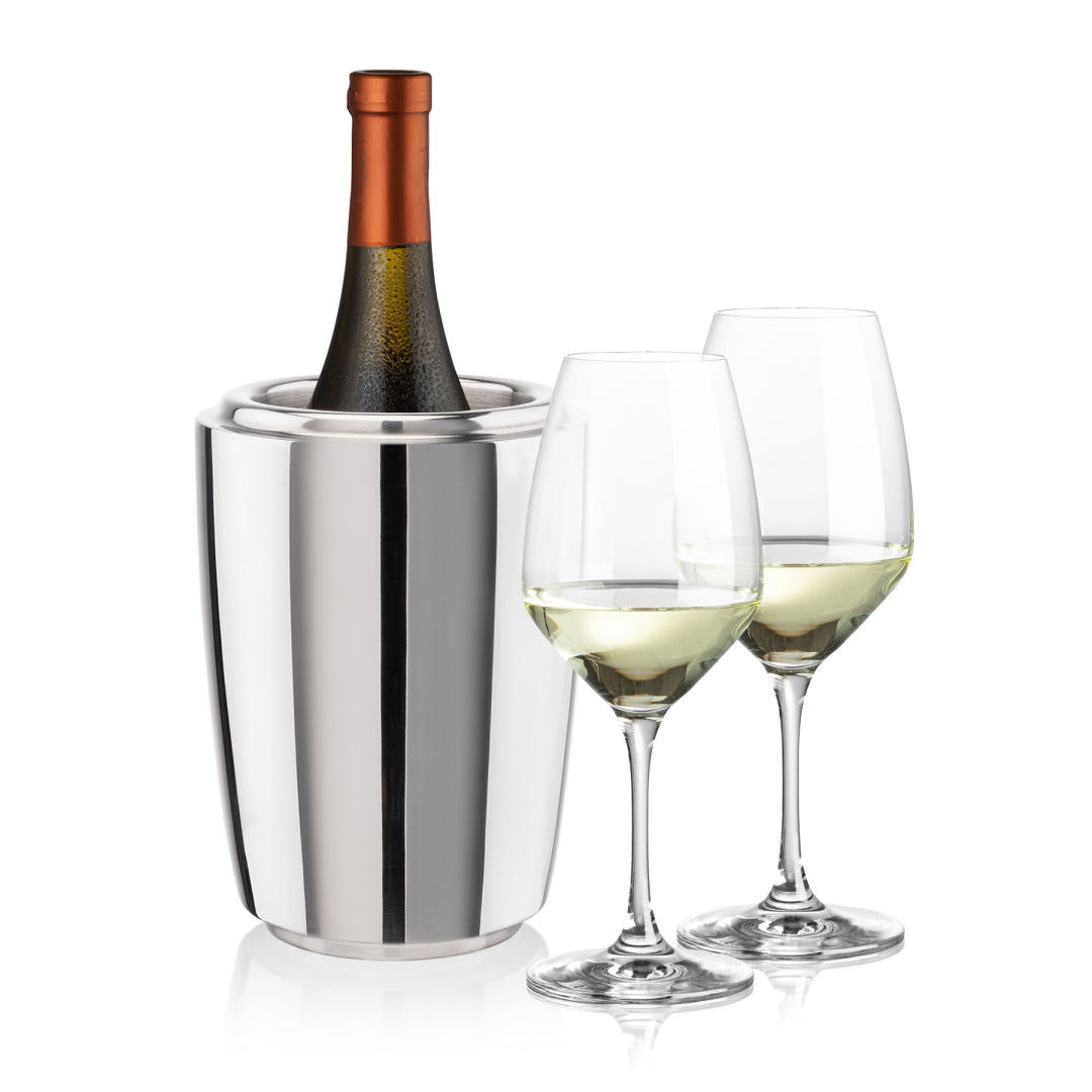 Pescara Wine Cooler & Santiago Wine Set 4