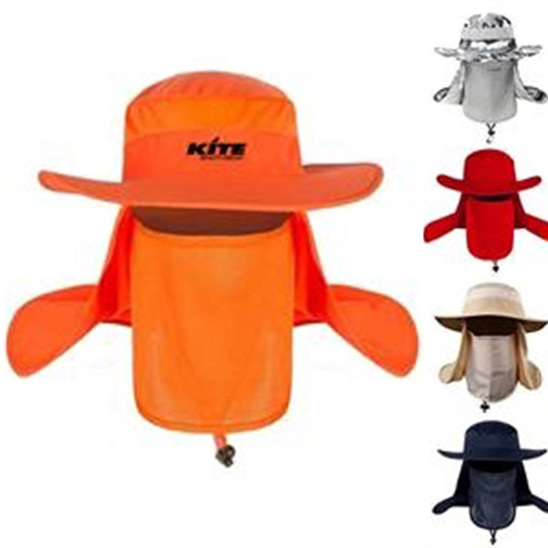 Sun Cap with Removable Flap