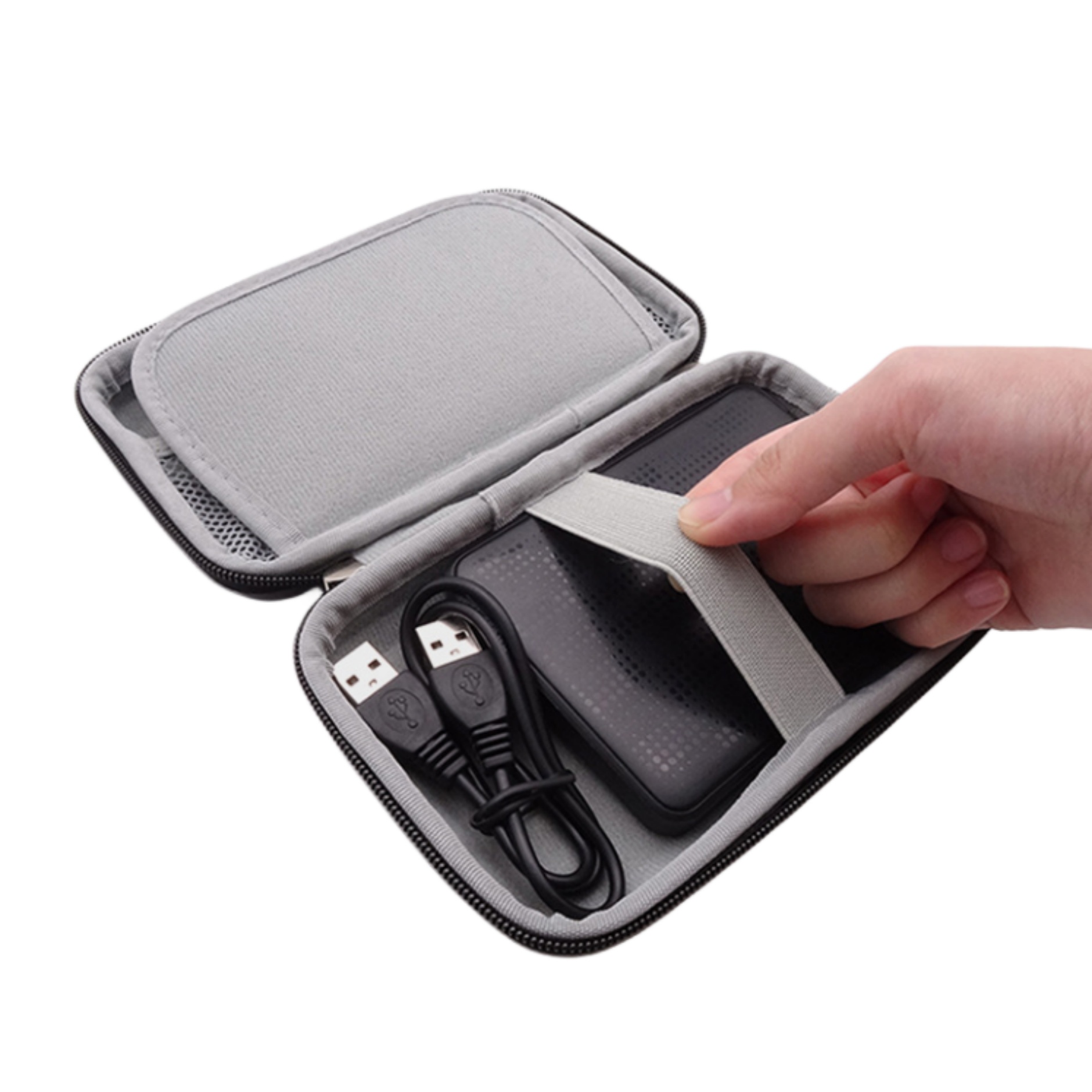Hard Disk Zippered Travel Case 1