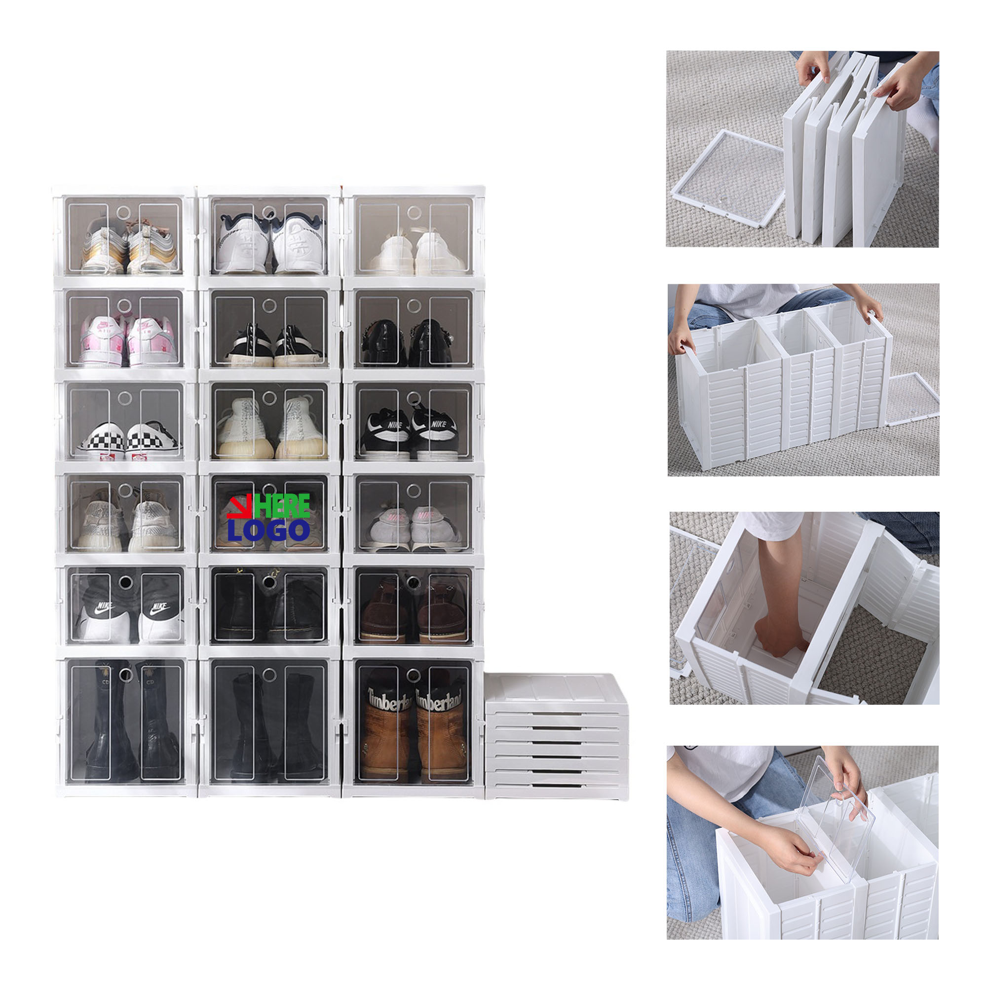 6-Tier Foldable Shoe Storage Rack