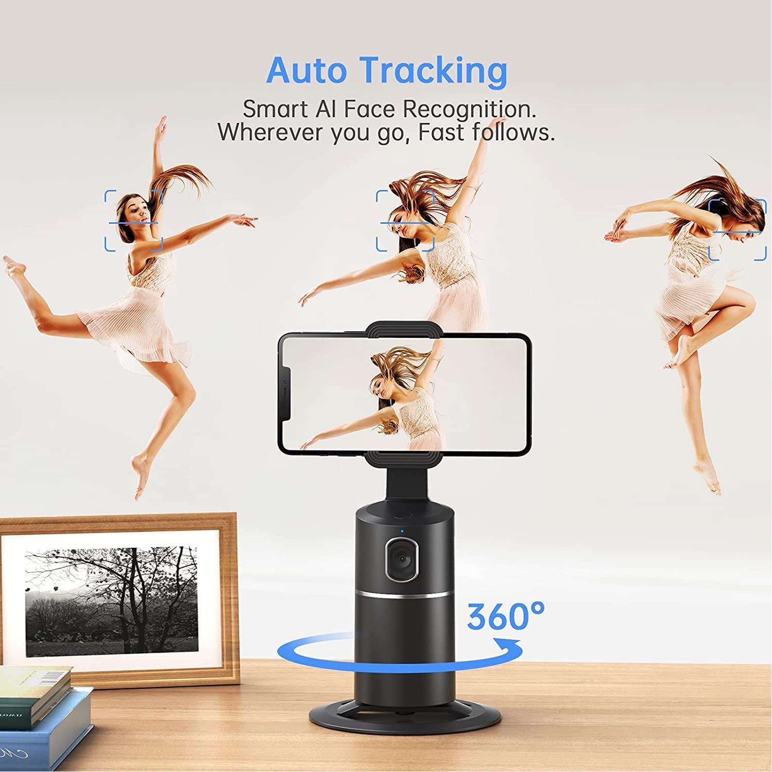 Auto Face Tracking Tripod 3