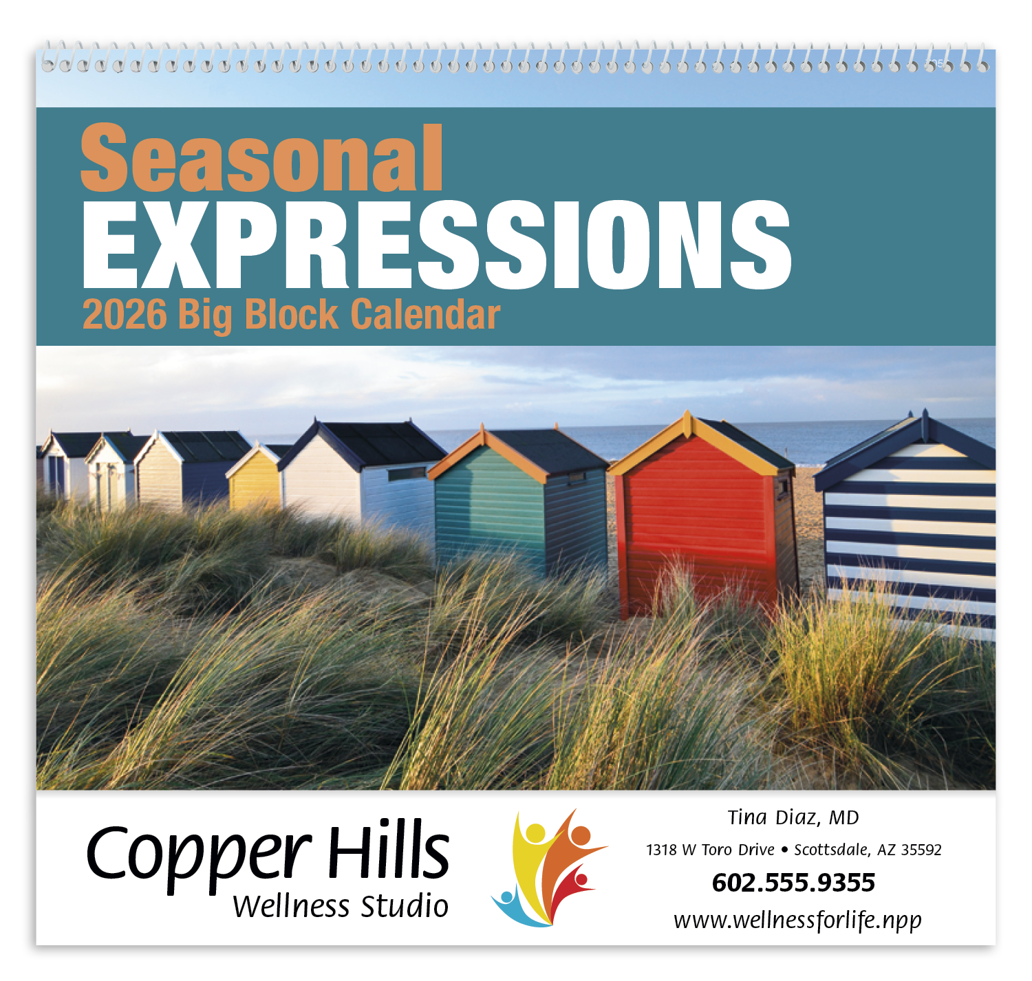 Good Value™ Seasonal Expressions Big Block Calendar 16