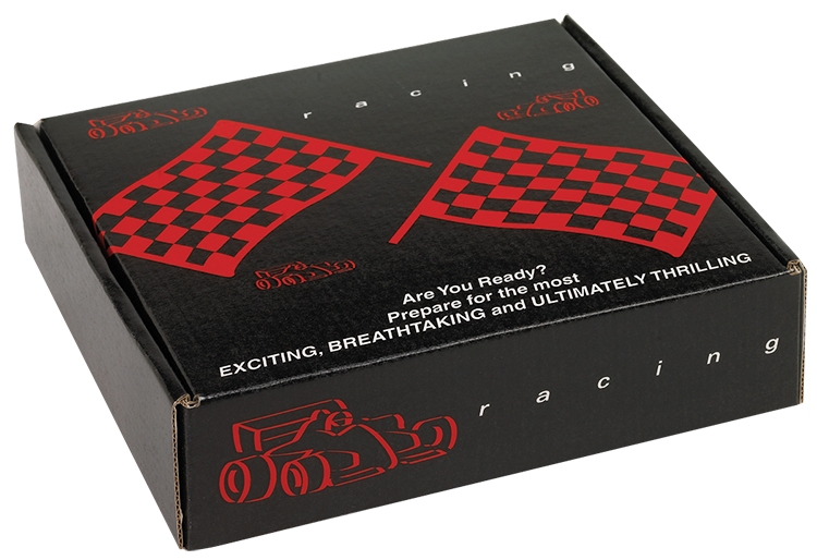 8 1/4" x 8" x 2" - E-Flute Outside Tuck Box 1