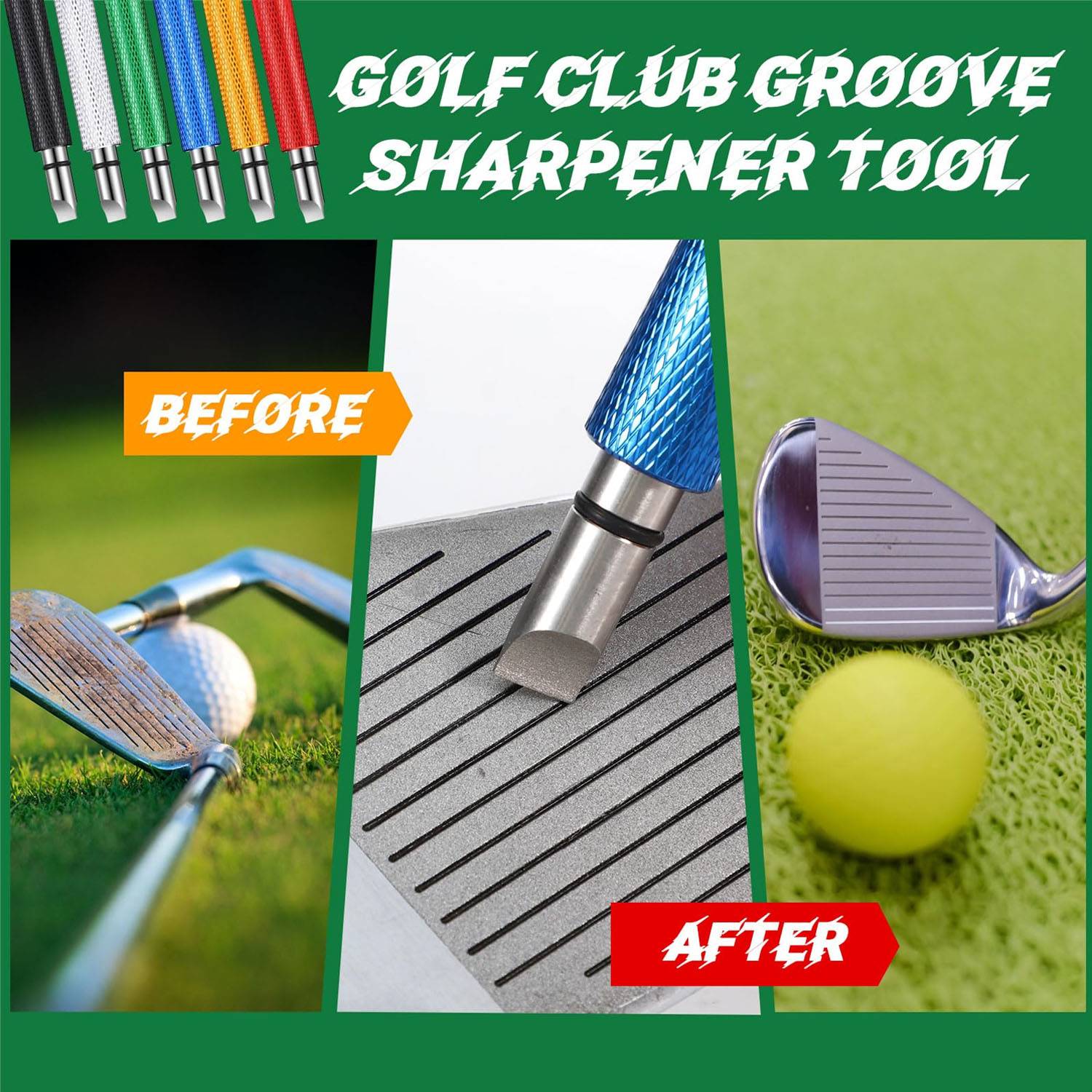 Golf Club Groove Cleaner Sharpener 3