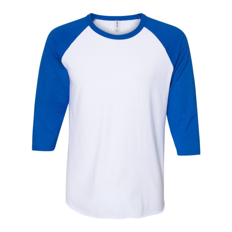 JERZEES Premium Blend Ringspun Three-Quarter Sleeve Raglan Baseball T-Shirt - 560RR 7