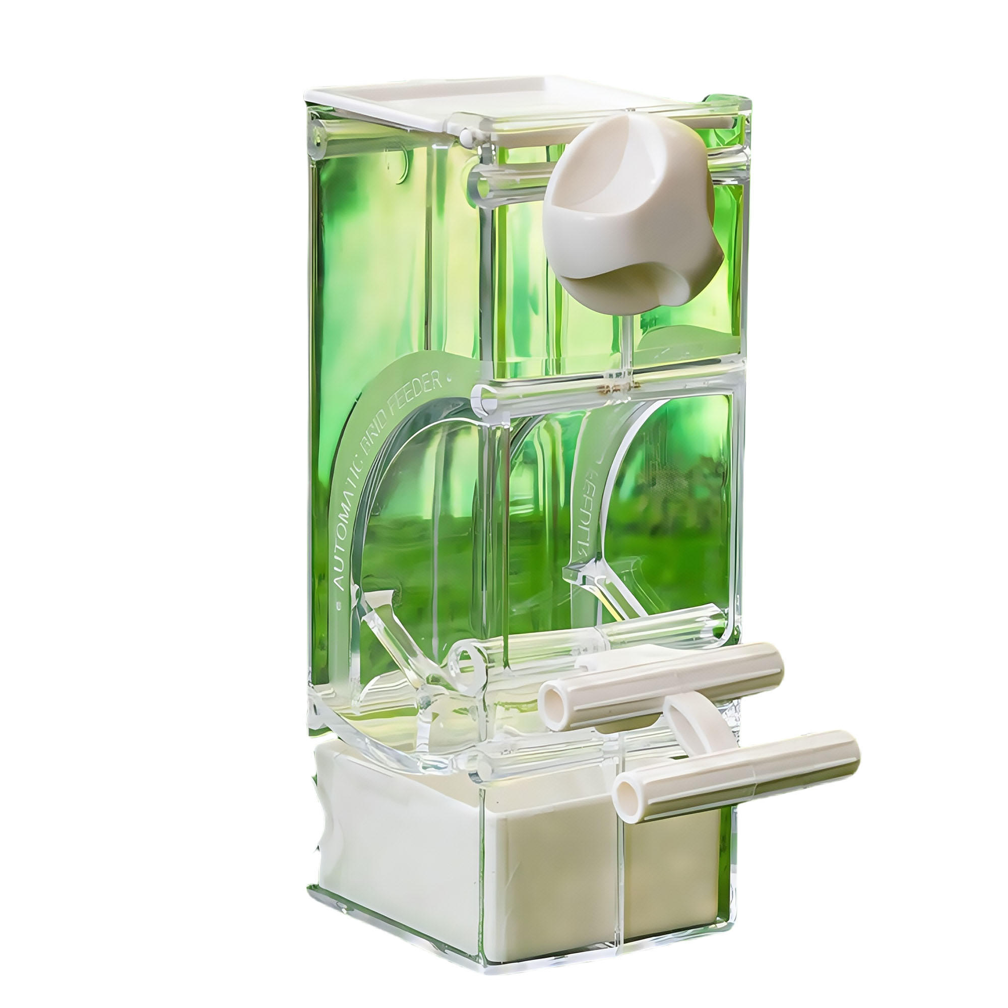 Parrot Bird Feeder Anti-Spill Automatic Dispenser Hanging Food Container 5
