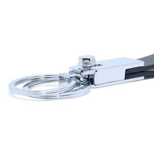 Leather Key Chain-Black 2