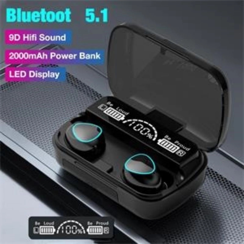 Wireless Bluetooth Earbuds Power Bank 9