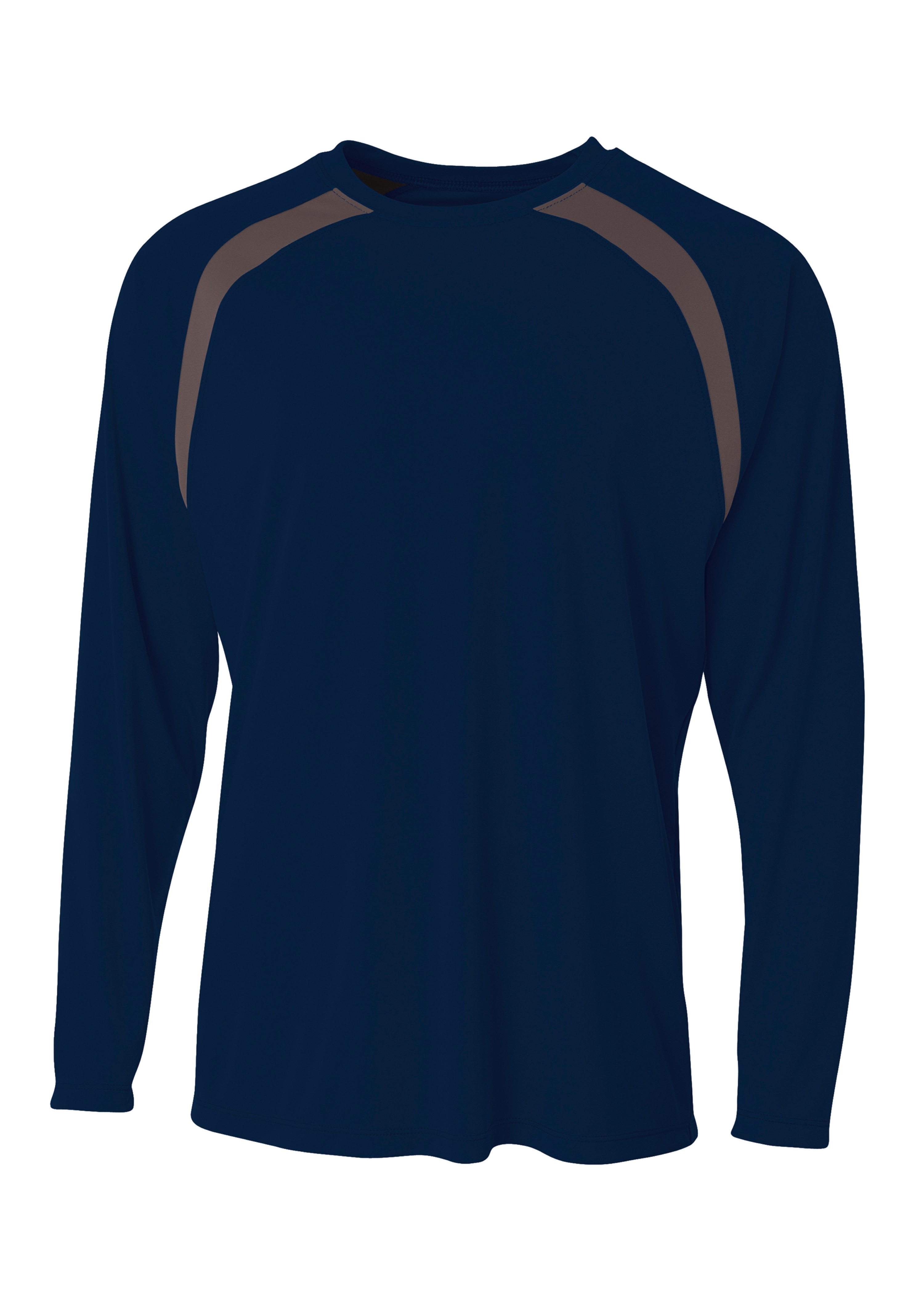 A4 Spartan Long Sleeve Color Block Crew 11