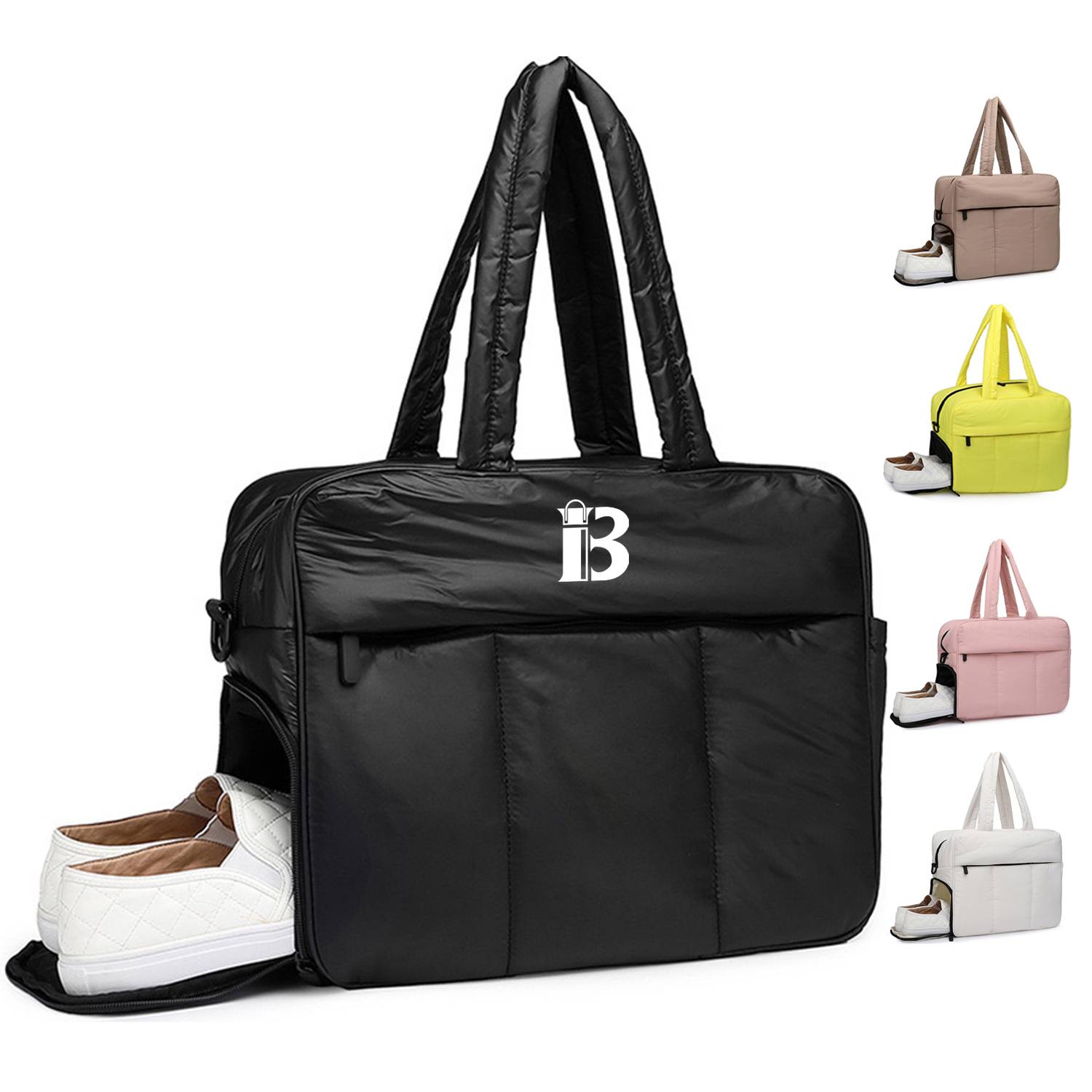 Luggage Duffel Tote Bag with Wet Pocket Shoe Compartment 1