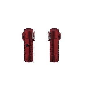 LED Flashlight With Strobe Mode And Dual Arc Lighter 16