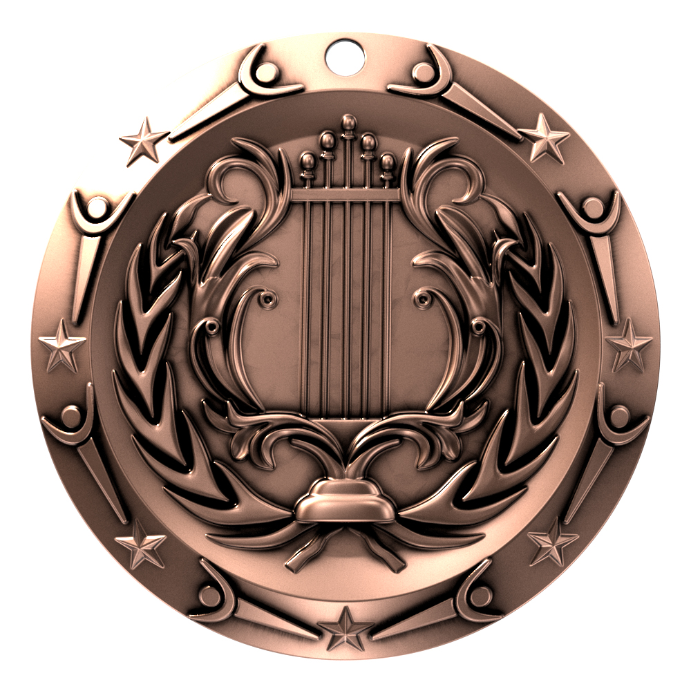 Music World Class Medallion (3") 6