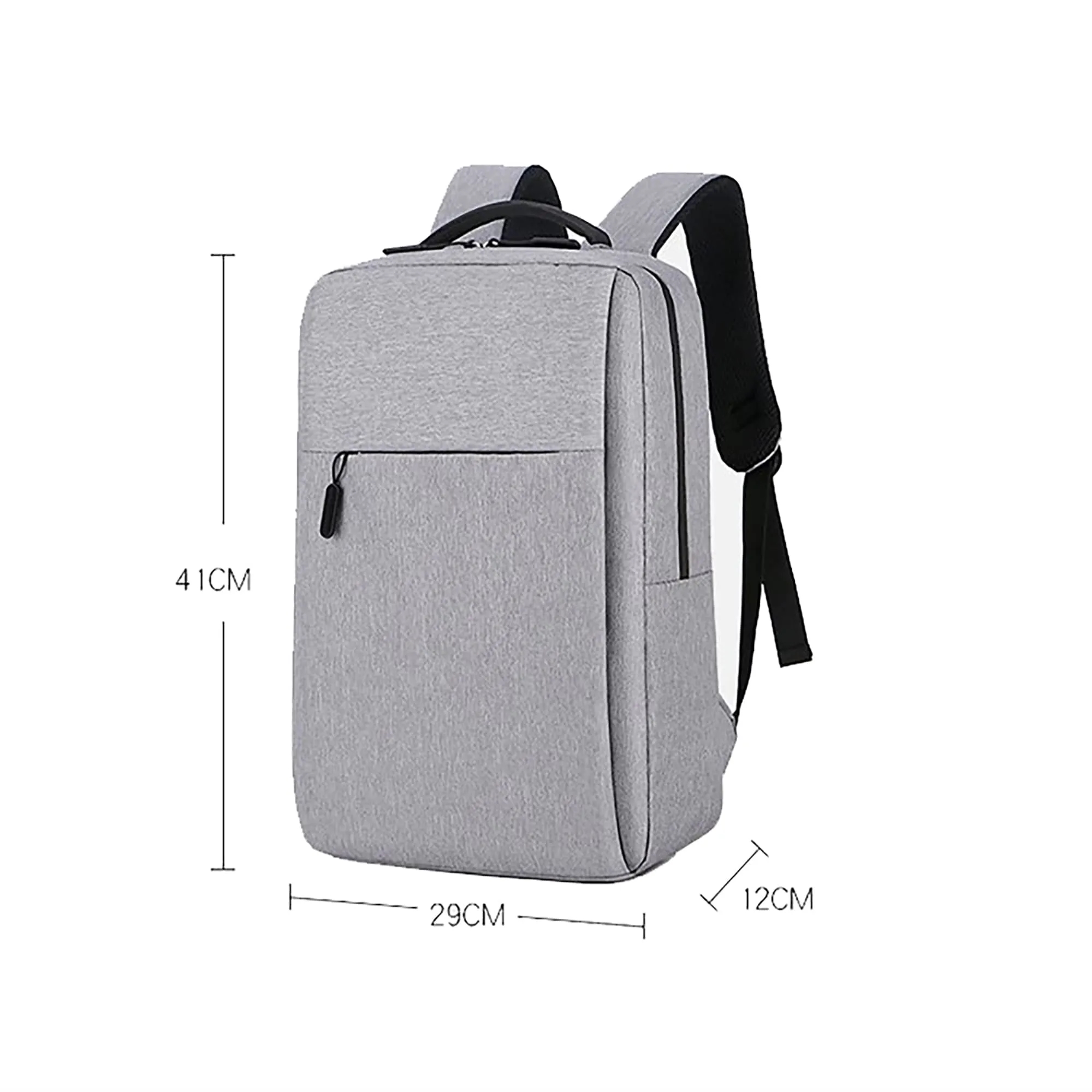 MOQ 50pcs Custom Stylish Polyester Business Travel Backpack 7