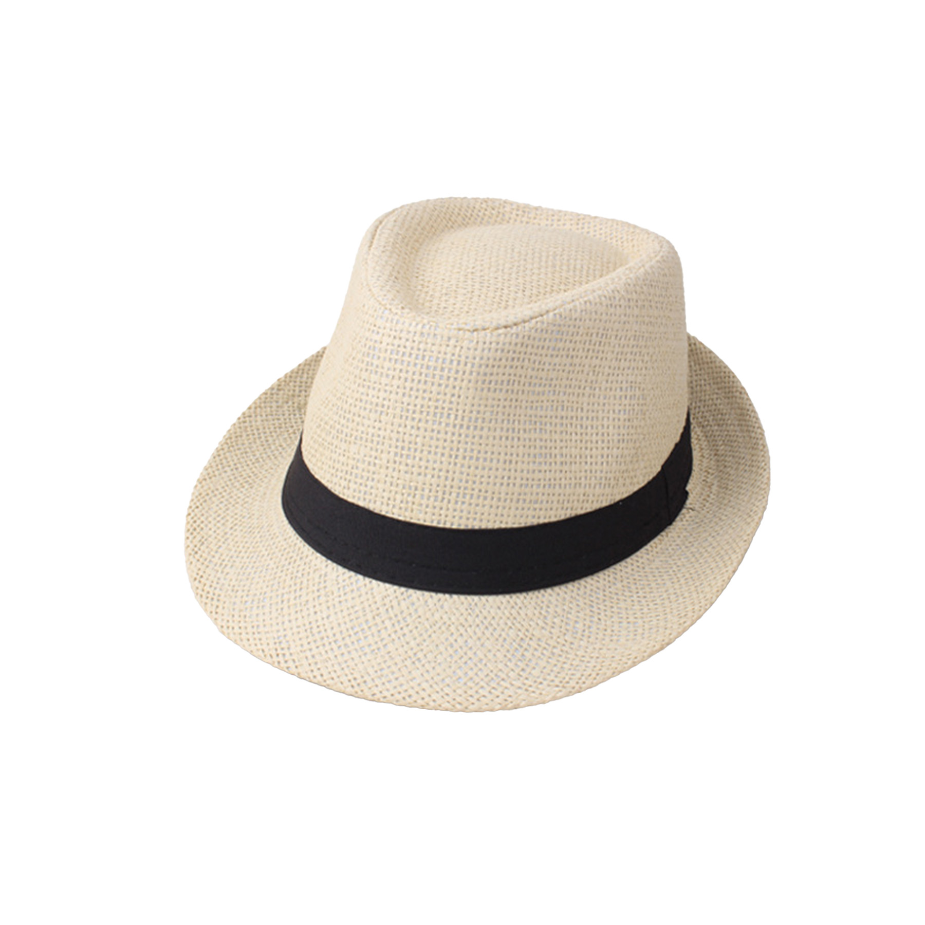 Summer Straw Fedora Hat 6