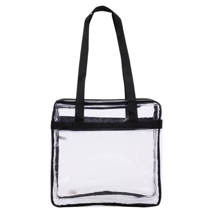 Gameday Clear Zip Shoulder Tote 6