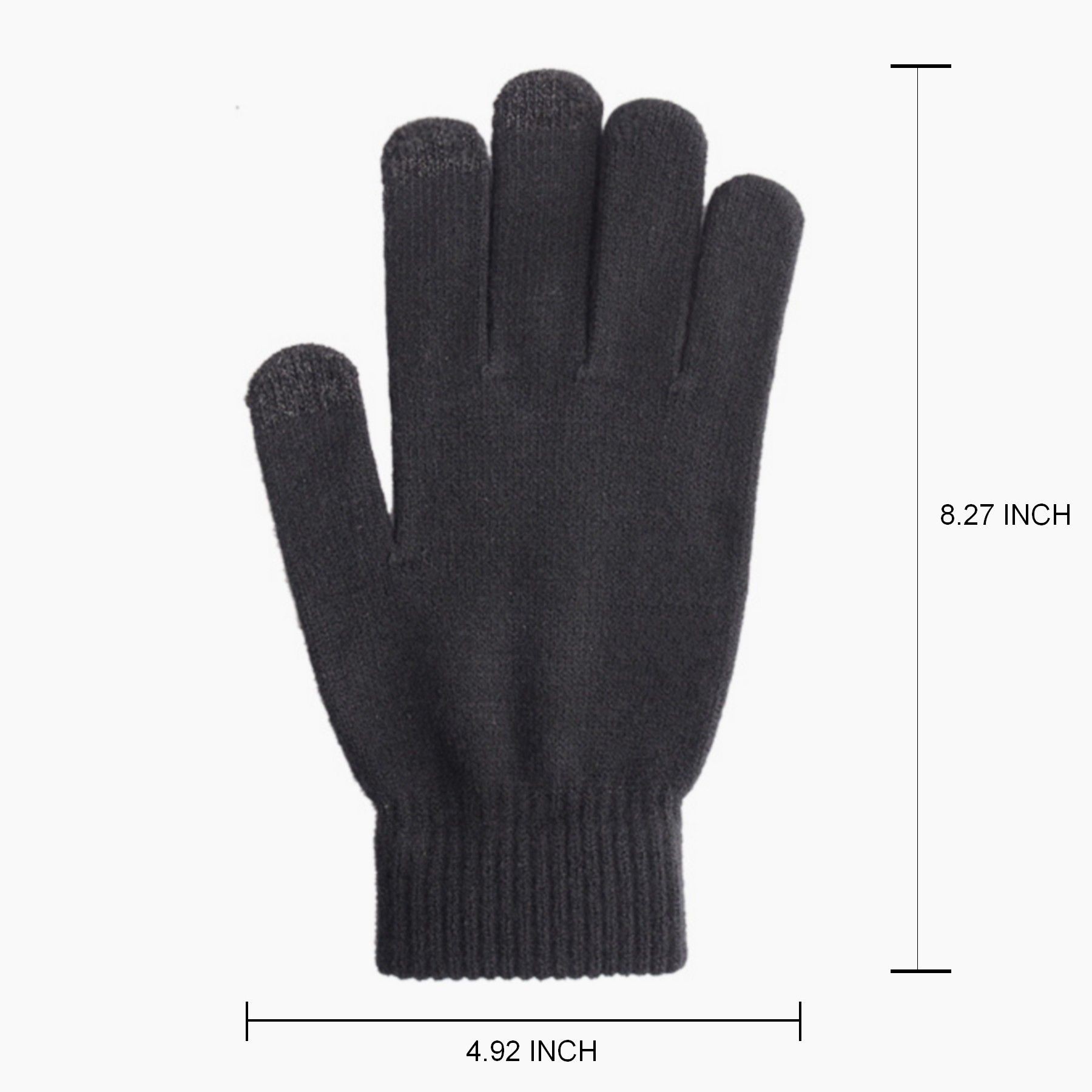 Unisex Knitted Touchscreen Gloves Stretch Texting Mittens 17
