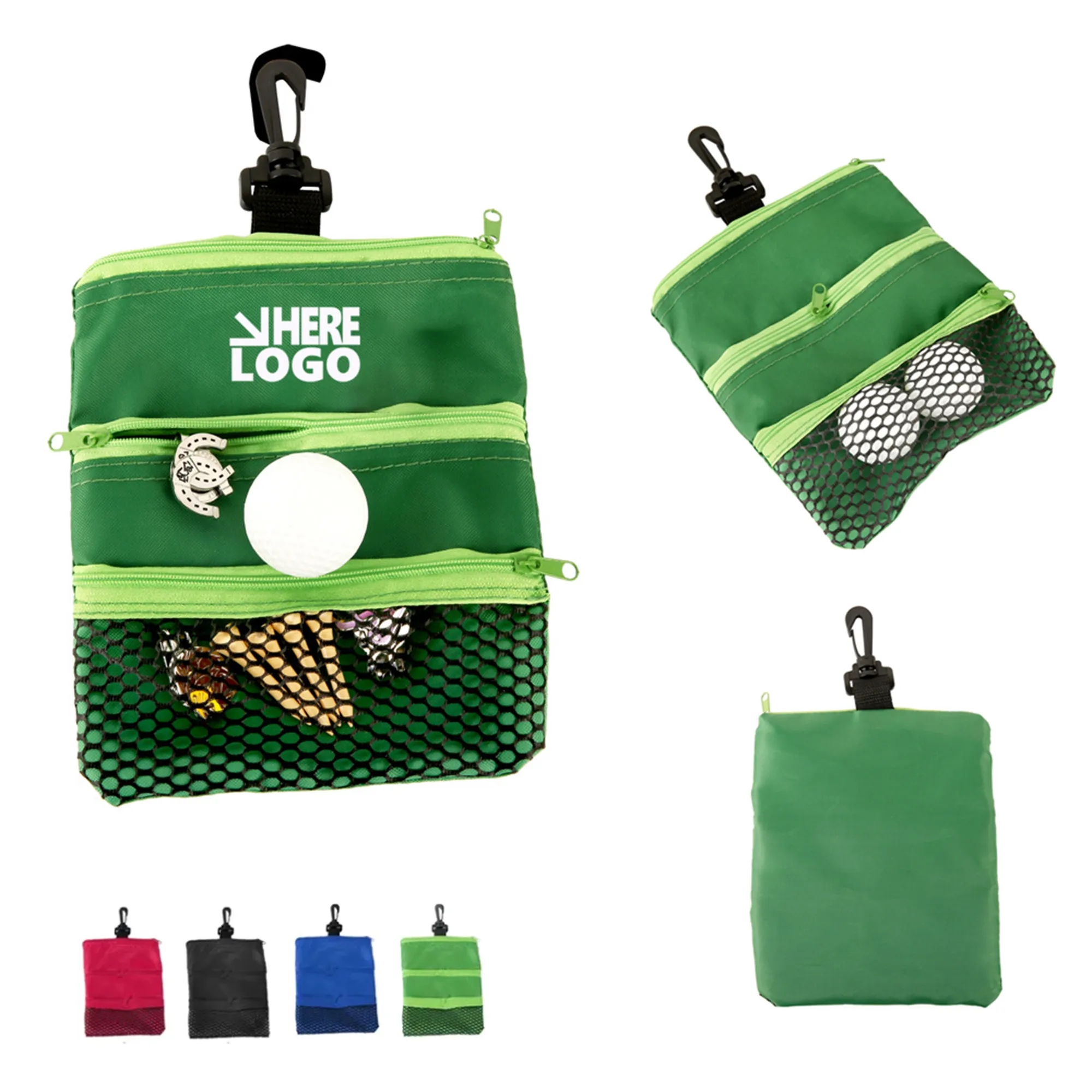 Golf Ball Bag With Clip MOQ 100 5