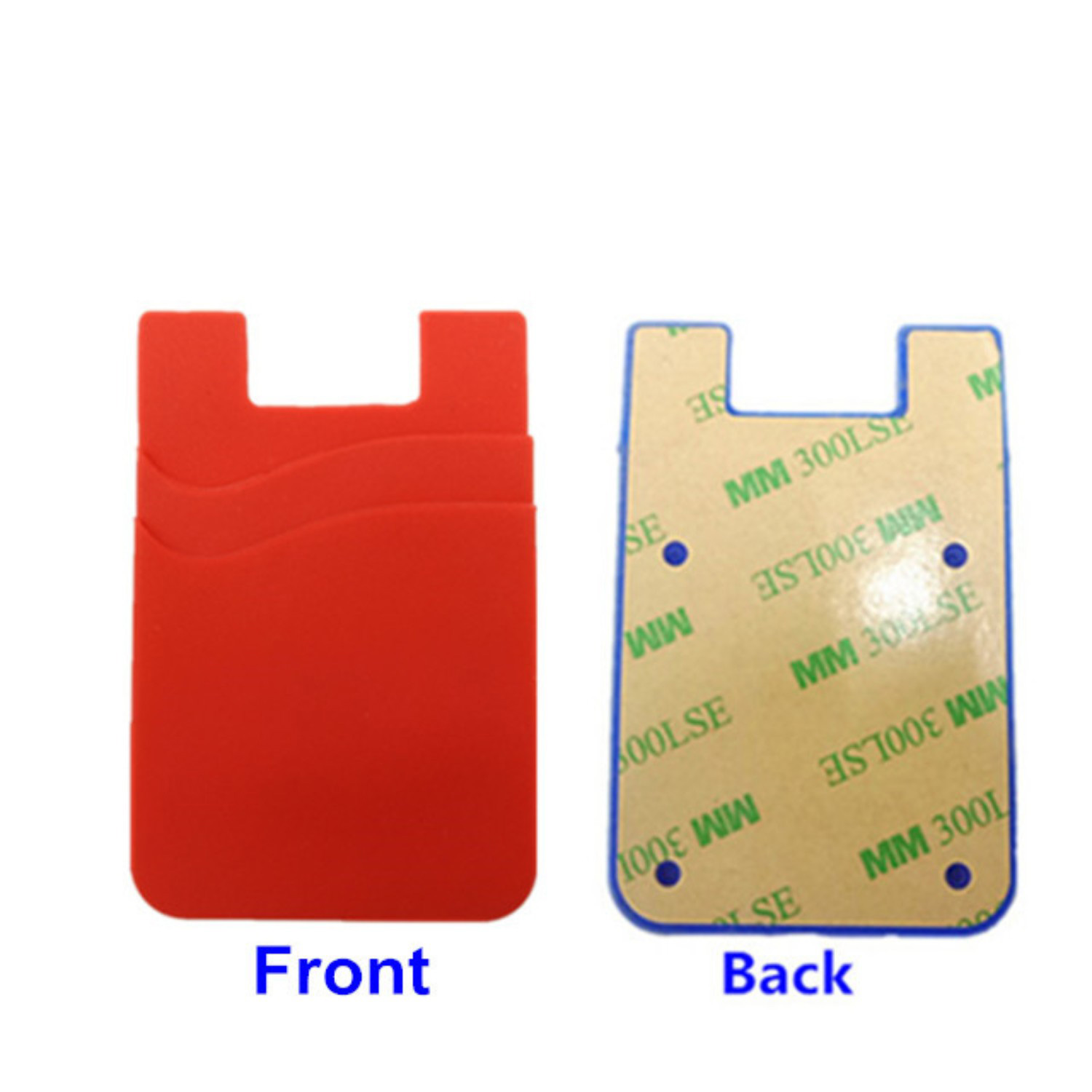 Silicone Phone Wallet With Double Pocket Holder 4