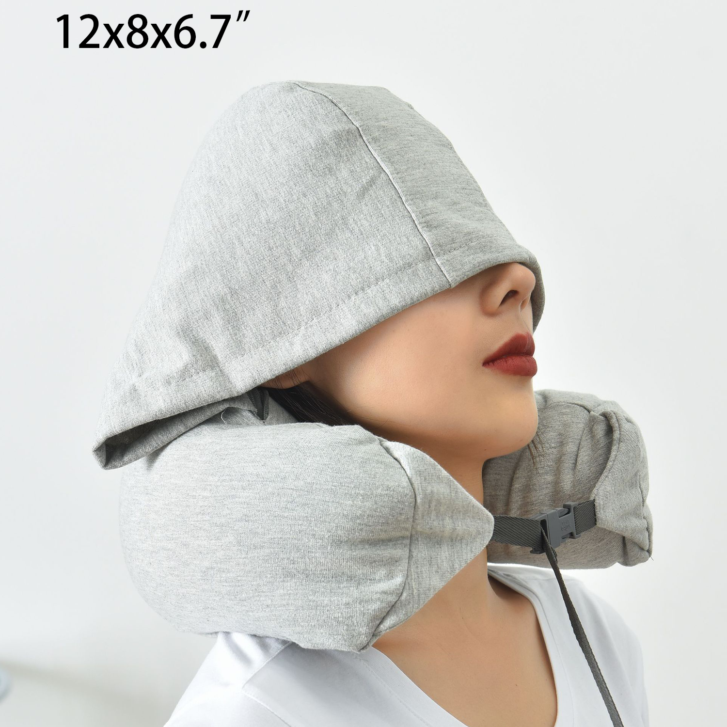 Hooded U Shape Sleeping Pillow 6