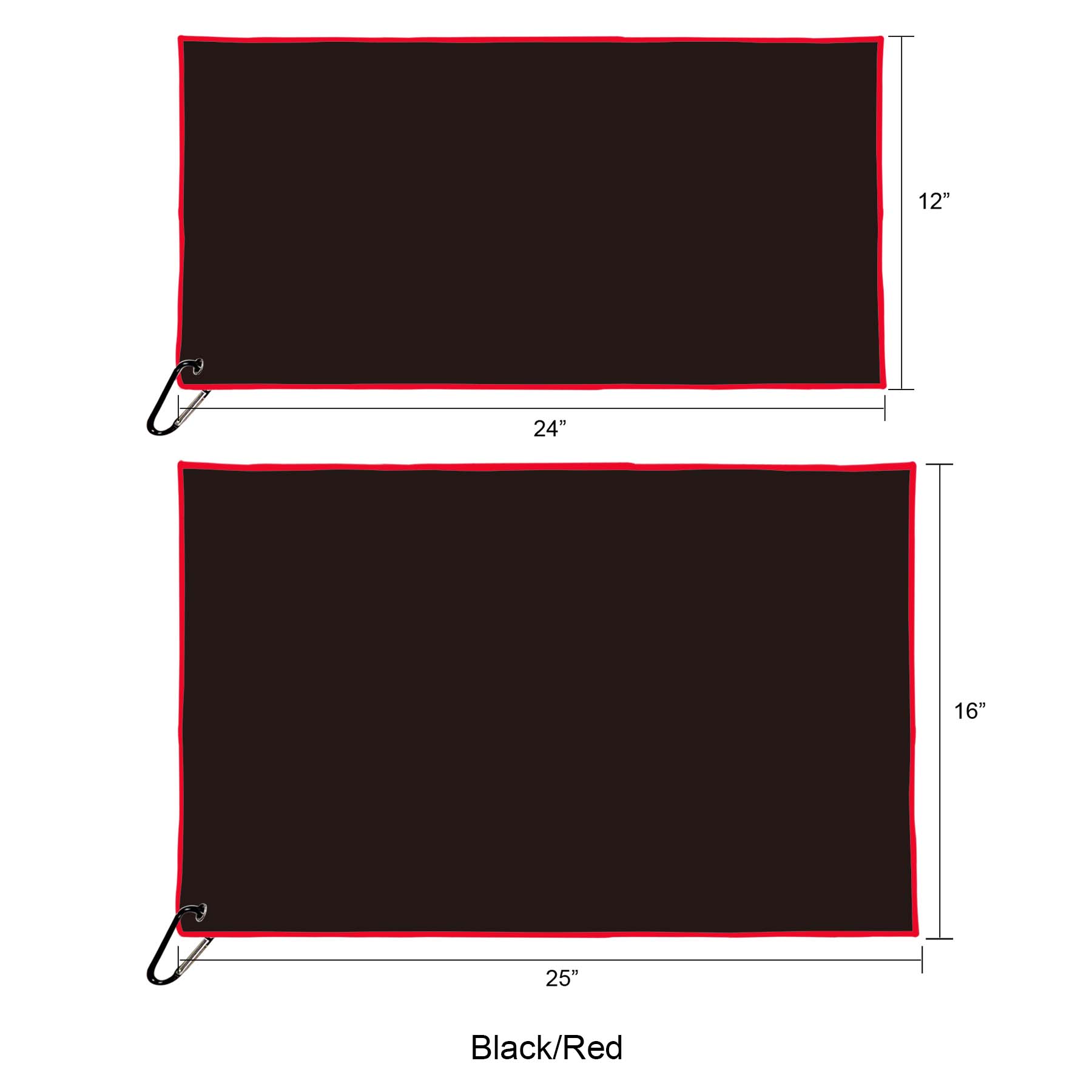 Free Shipping Full Color 200gsm Seude Microfiber Golf Towel 3