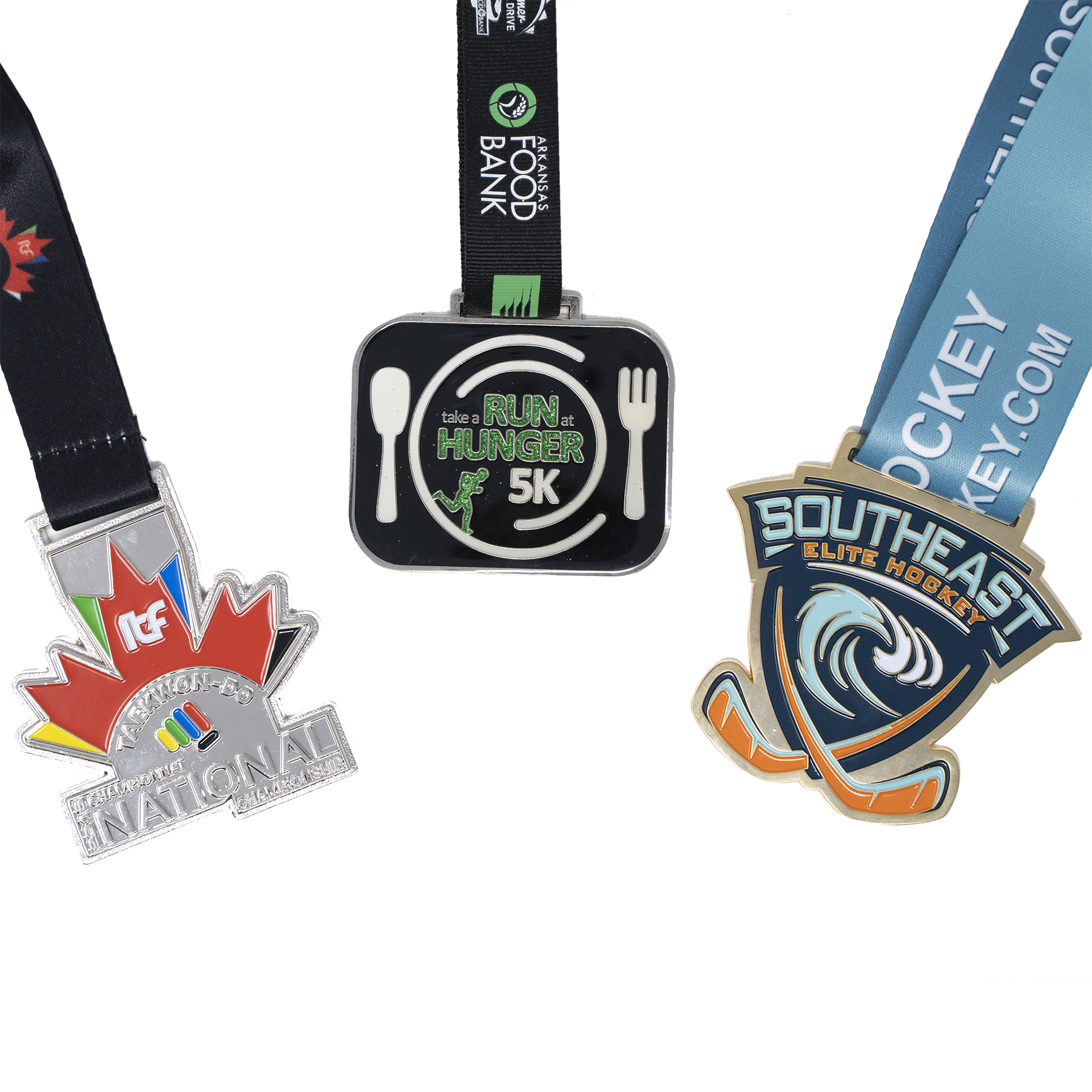 Diestruck Soft Enamel Medals: 3" DIA 3