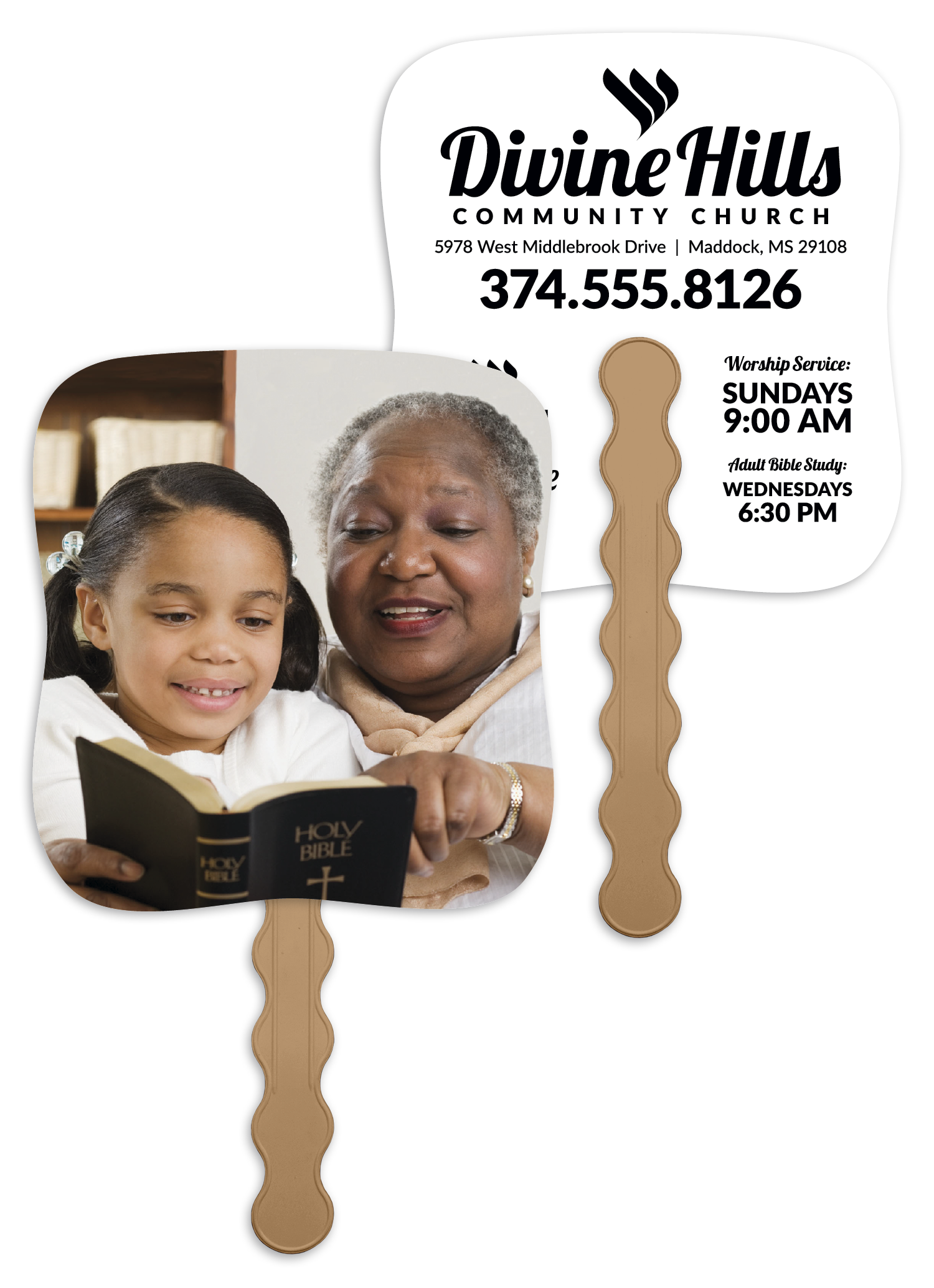 Skinner & Kennedy® Bible Study - Pictorial Fan 3