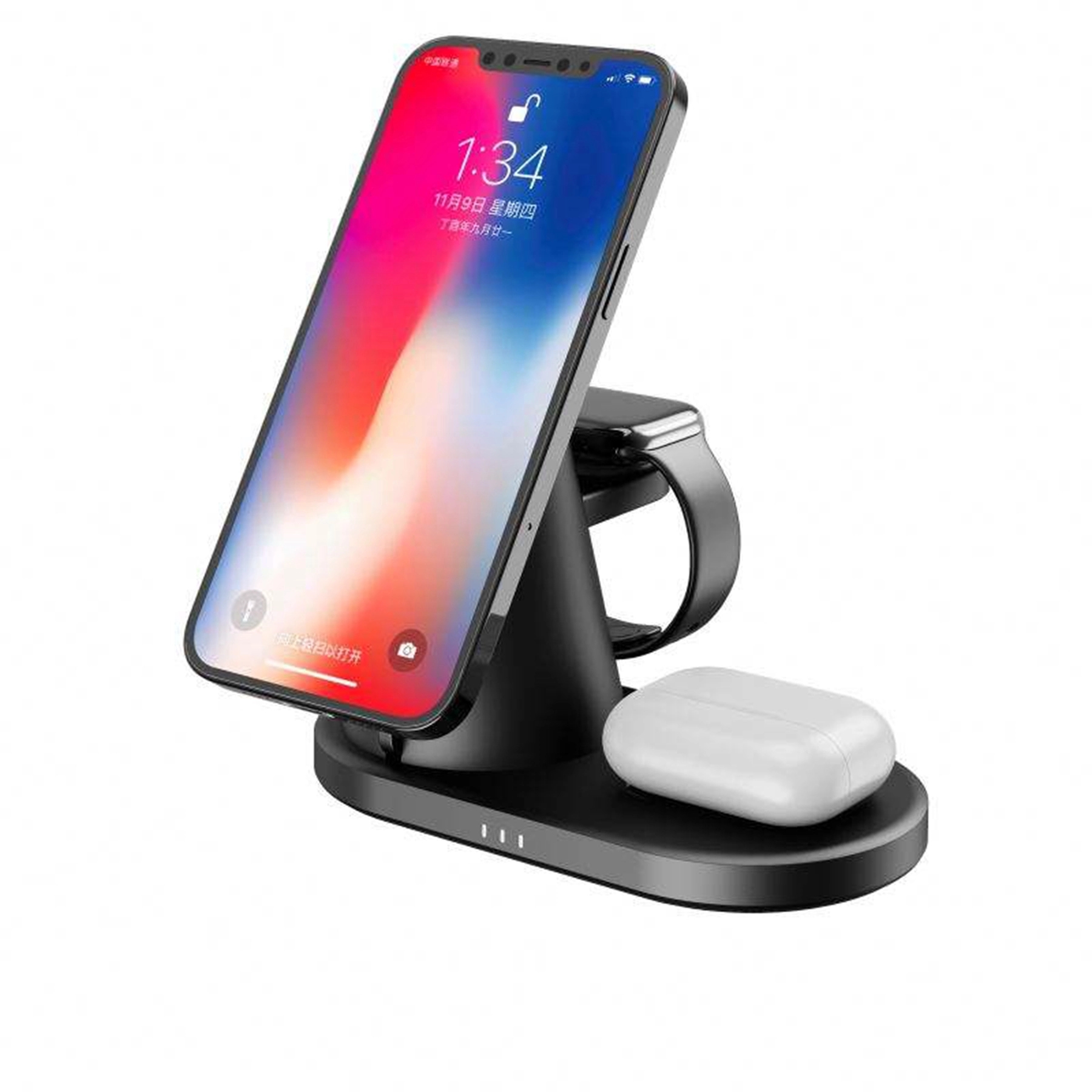 15w Magnetic 3 in 1 Qi Wireless Charger 9