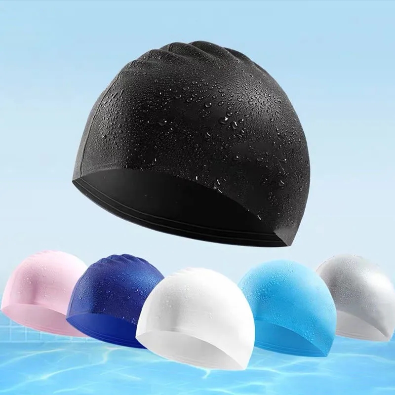 Silicone swimming cap 2