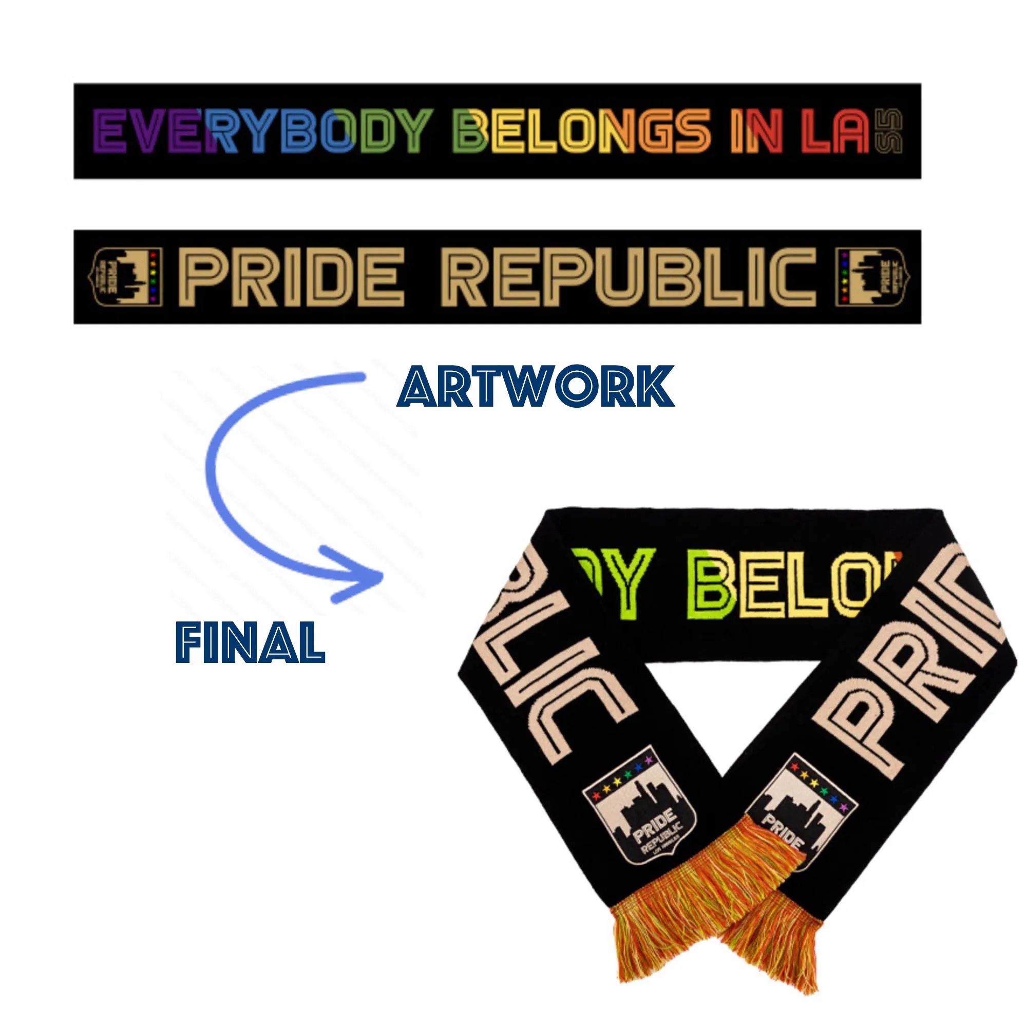 Ceremony Stadium Suport Scarf 6