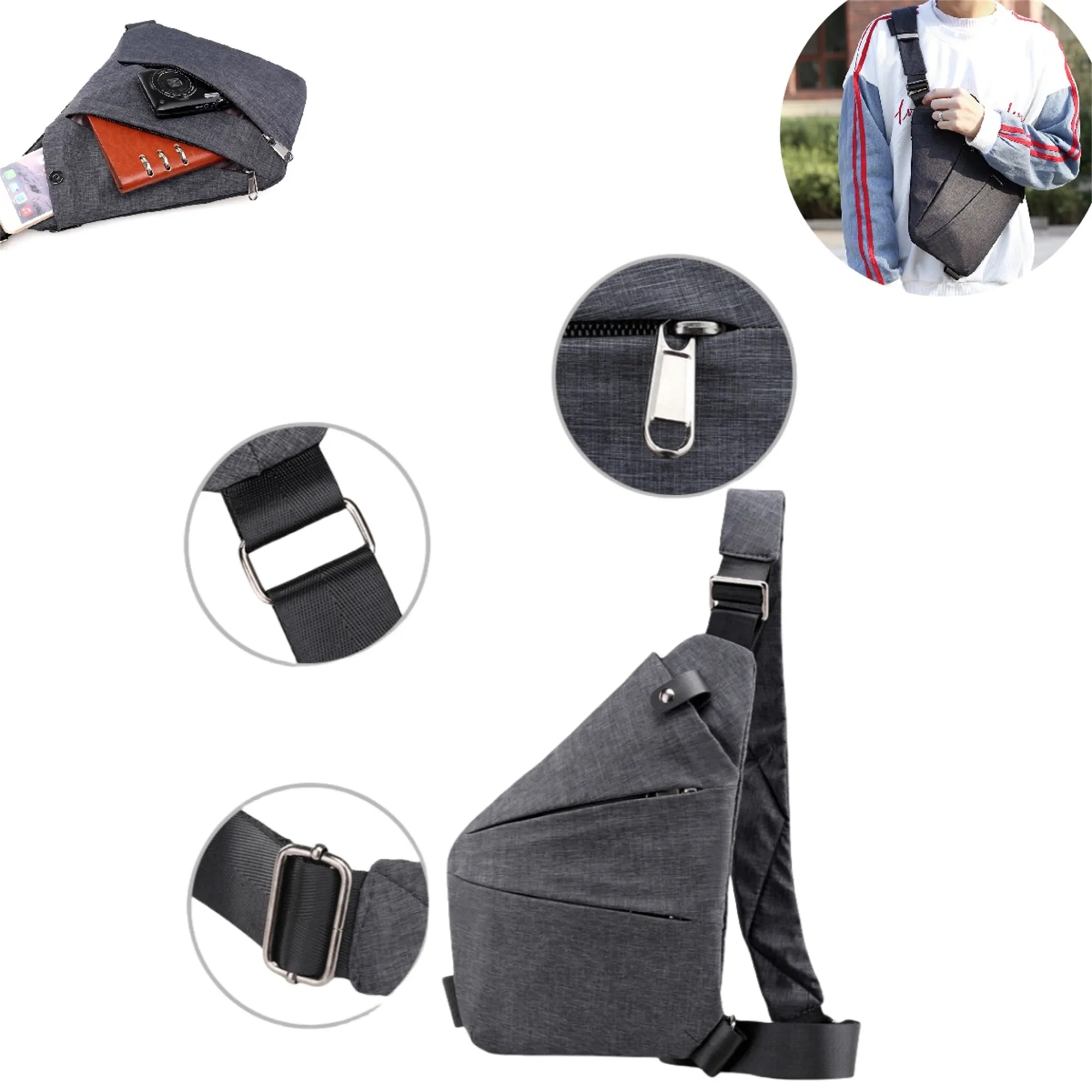 Full Color Mini Cross Body Sling Bag 4