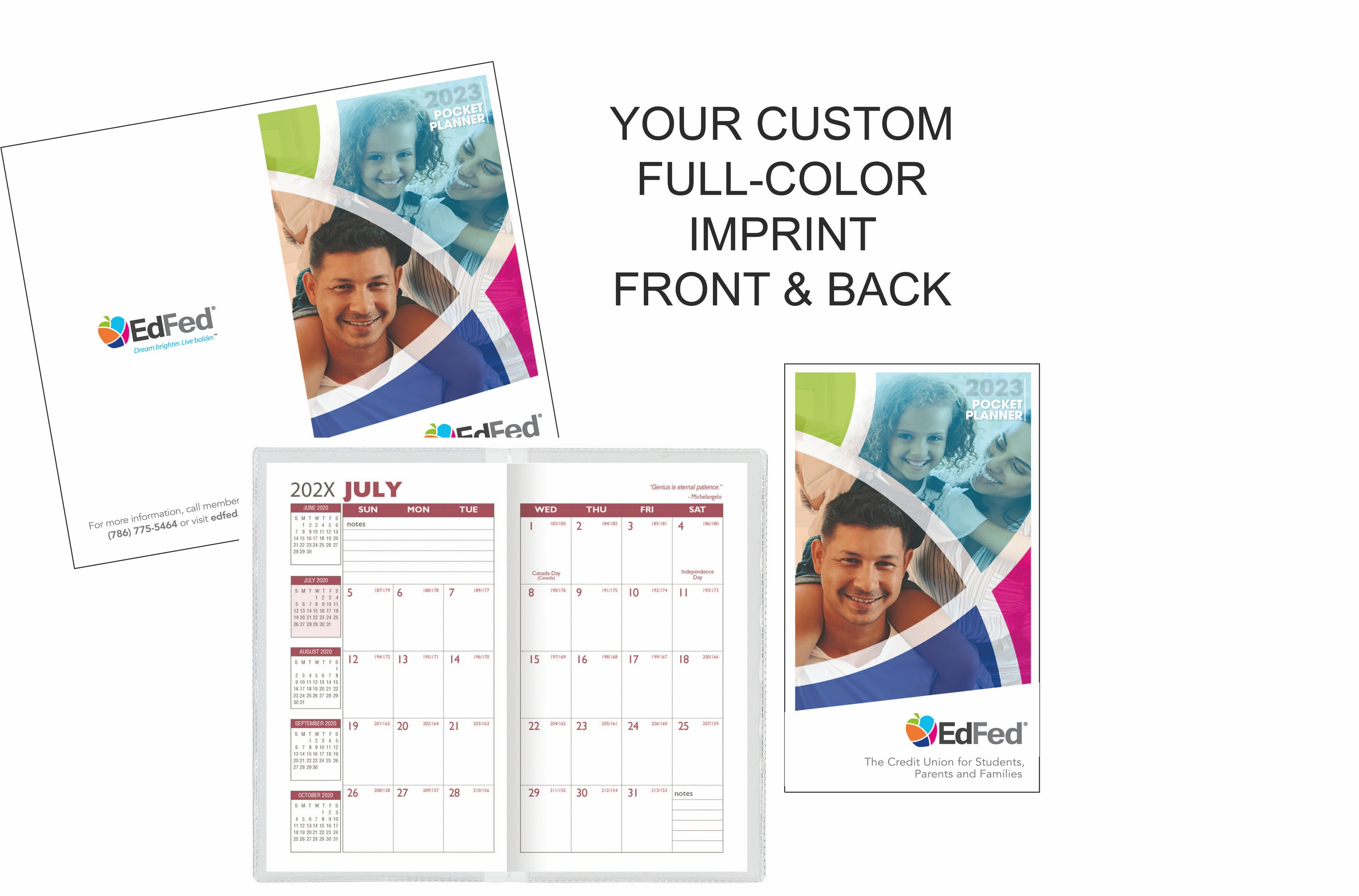 Academic Full Color Digital Pocket Planner (2 Color Insert) 2