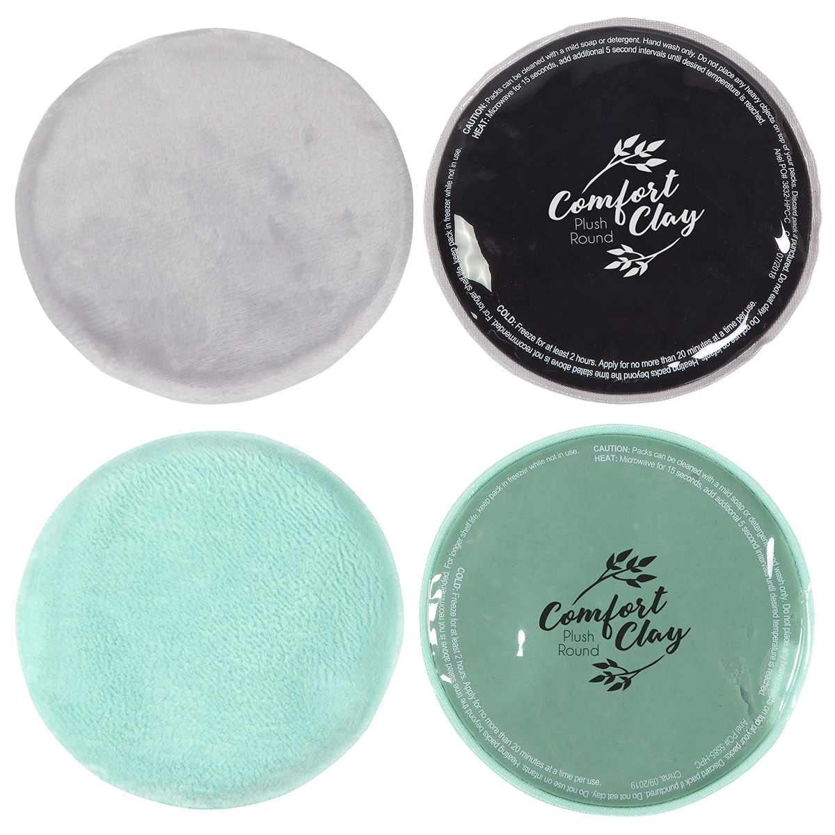 ComfortClay® Plush Round Pack 3