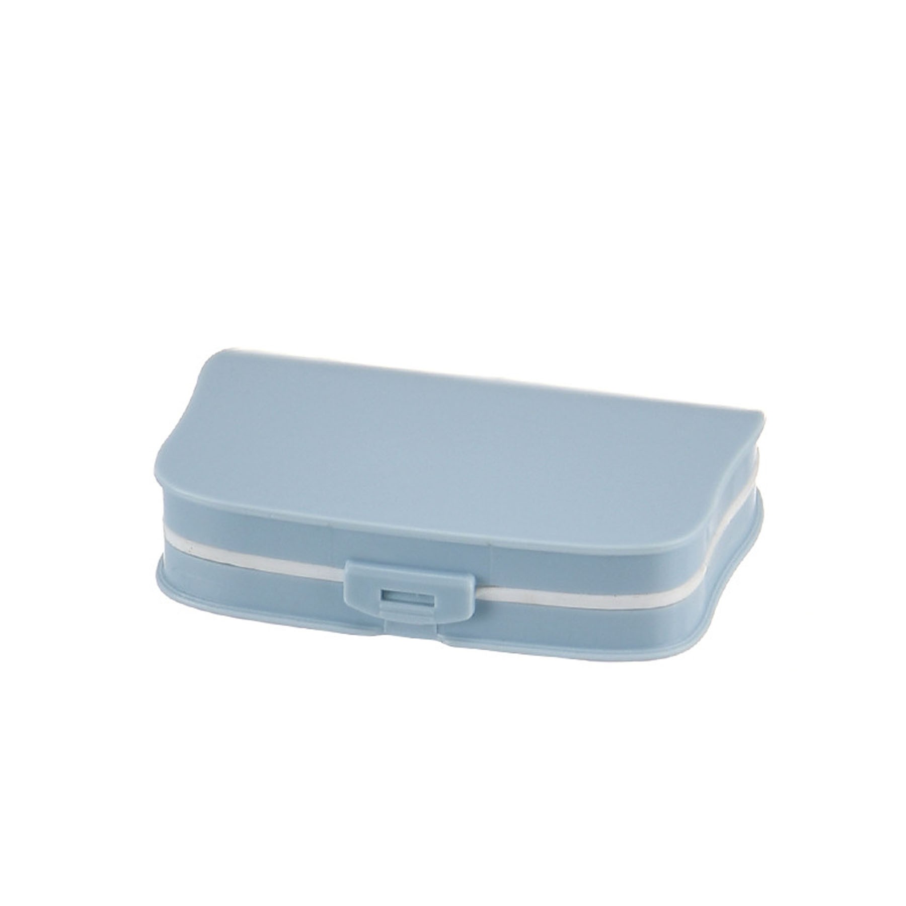 Square Clamshell Four-Compartment Medicine Box 4