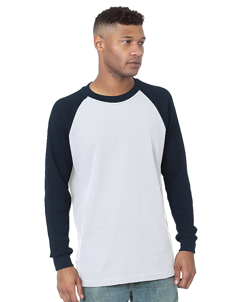 Heavyweight Waffle Knit Thermal, custom hoodie or sweatshirt with logo imprint 4
