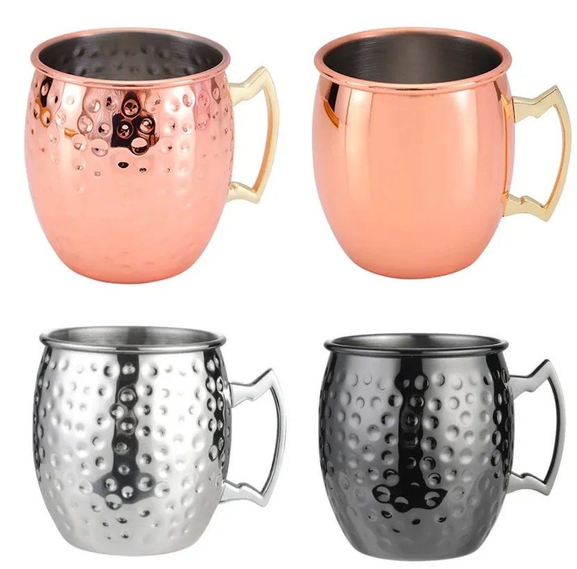 Single Moscow Mule Copper Mug - 100% Pure with Steel Lining 3