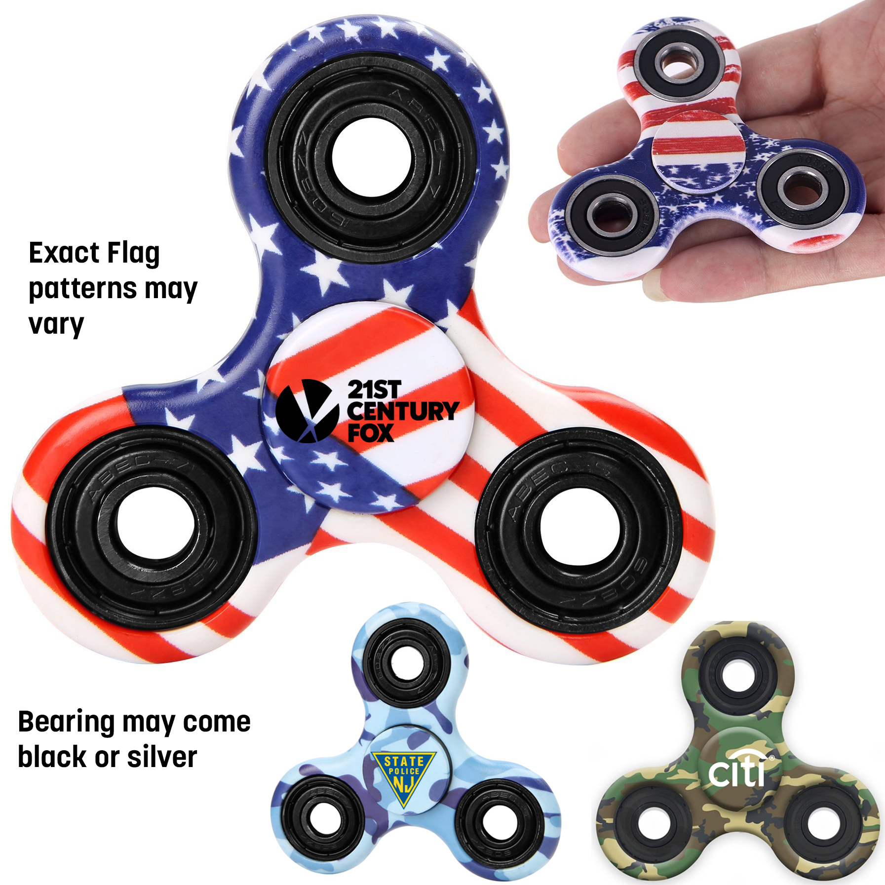 Patriotic Fidget Spinner Toy - Usa 2
