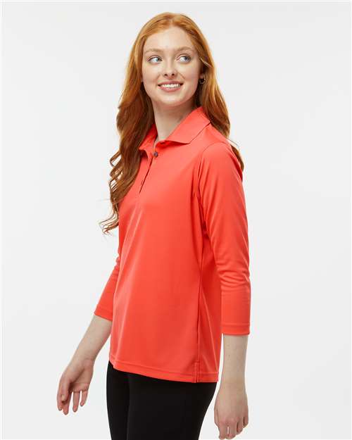 Women's Lady Palm Three-Quarter Sleeve Polo - 120 36