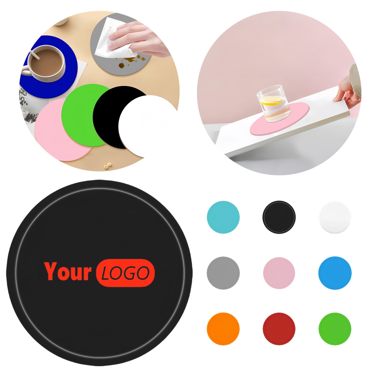 Non-slip Heat-resistant Silicone Coaster 3
