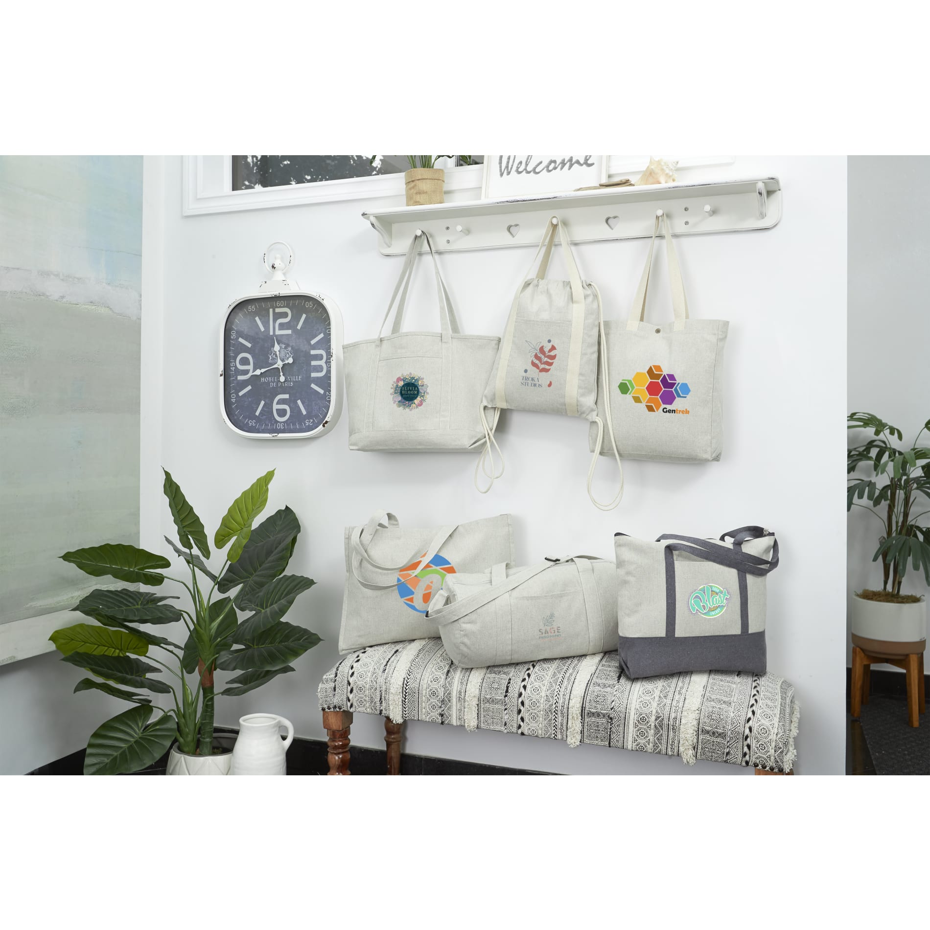 Repose 10oz Recycled Cotton Shoulder Tote 21