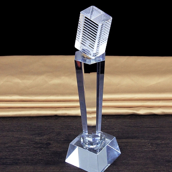 Crystal Microphone Music Trophy Award 2