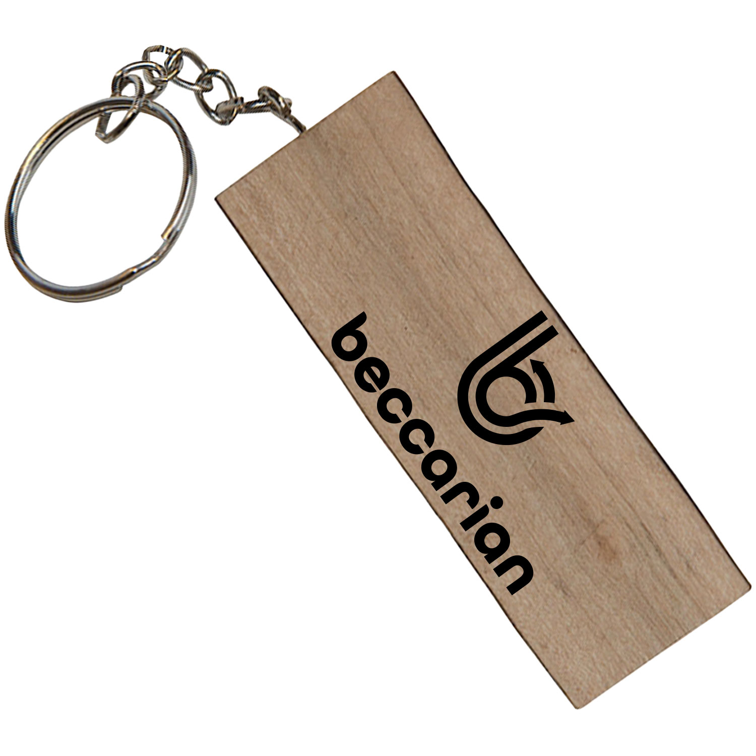 Wood Log Keychain 1